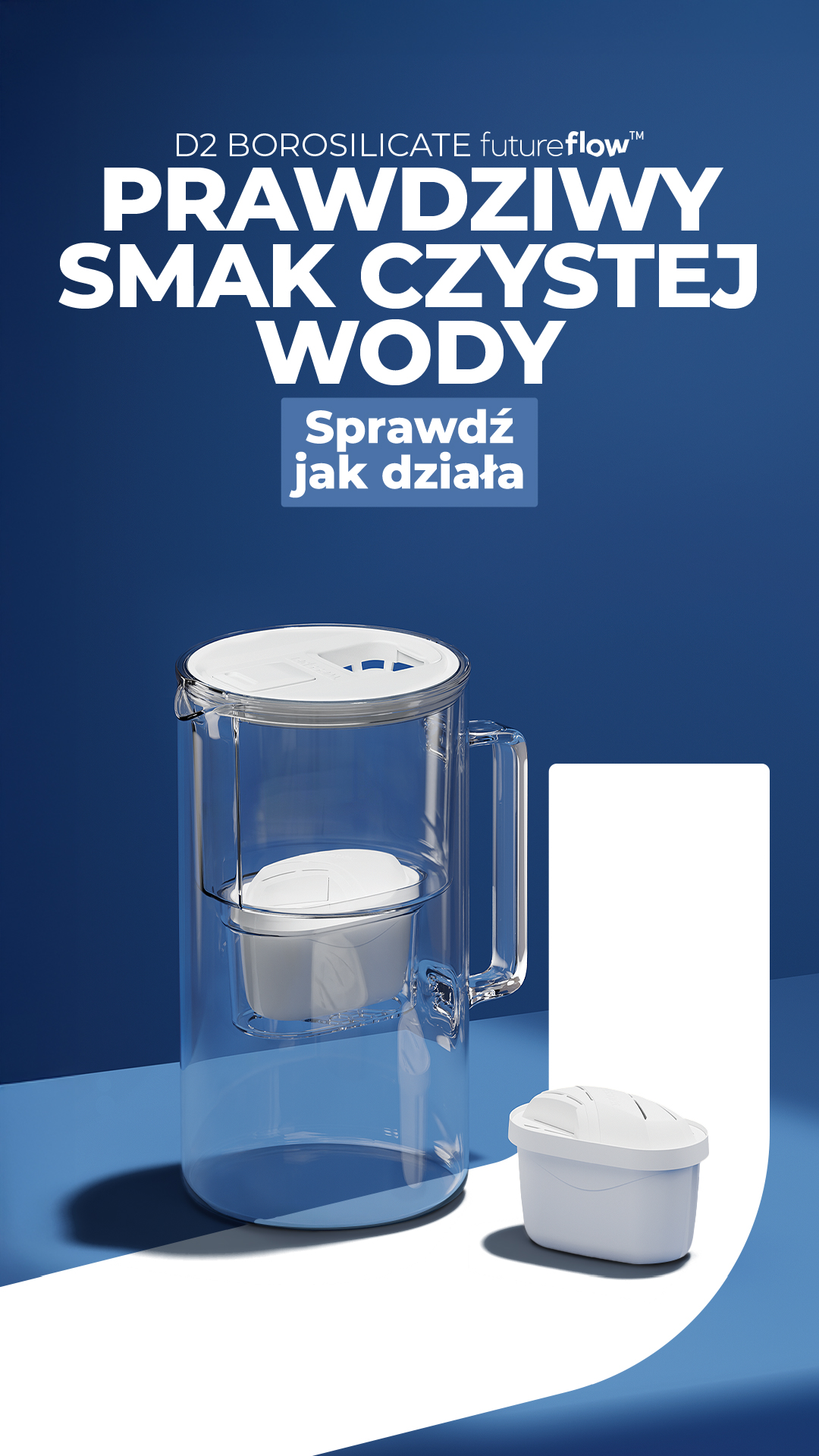 Wessper D2 BOROSILICATE futureflow prawdziwy smak czystej wody Wessper D2 BOROSILICATE futureflow prawdziwy smak czystej wody