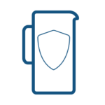 Dzbanek ze szkła borokrzemowego