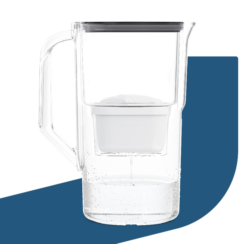 Dzbanek filtrujący Wessper D1 SOLID futureflow™ czarny z filtrem aquamax