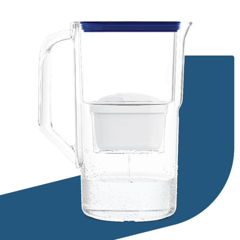 Dzbanek filtrujący Wessper D1 SOLID futureflow™ kolor granatowy z filtrem aquamax