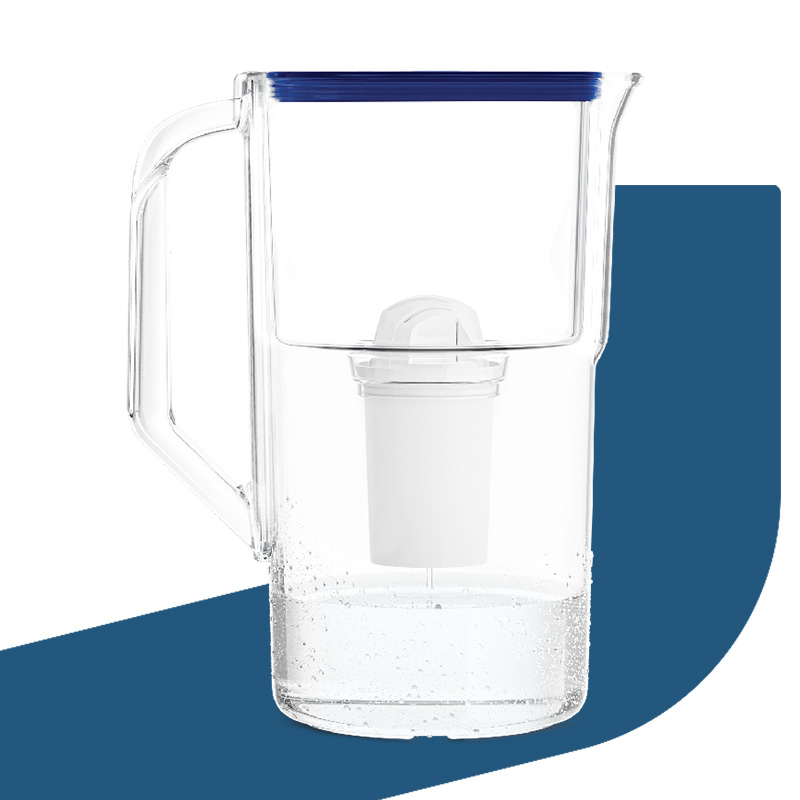 Dzbanek filtrujący Wessper D1 SOLID futureflow™ kolor granatowy z filtrem aquaclassic