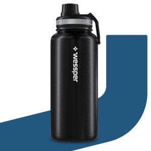 Butelka termiczna B3 Thermosteel czarna 1 L Butelka termiczna B3 Thermosteel czarna 1 L