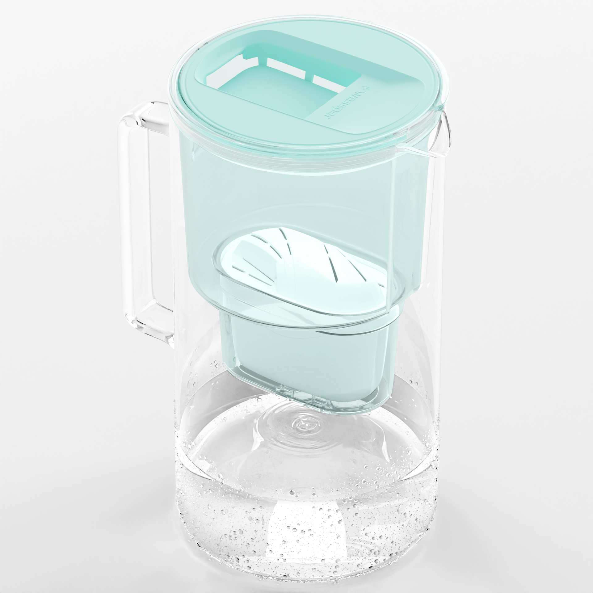 Dzbanek filtrujący Wessper D2 Borosilicate futureflow