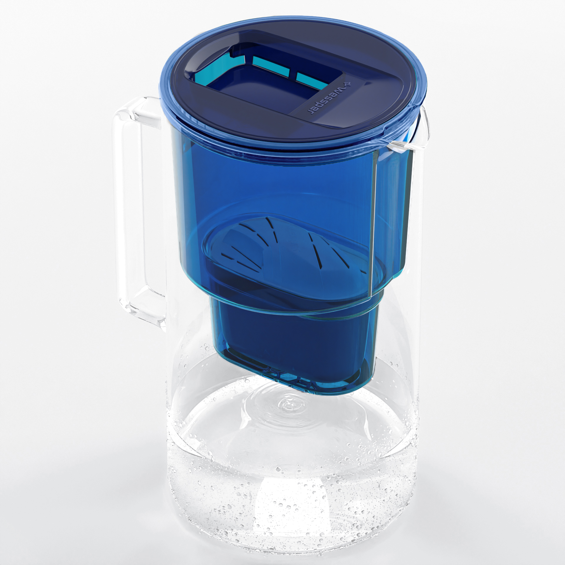 Dzbanek filtrujący Wessper D2 Borosilicate futureflow