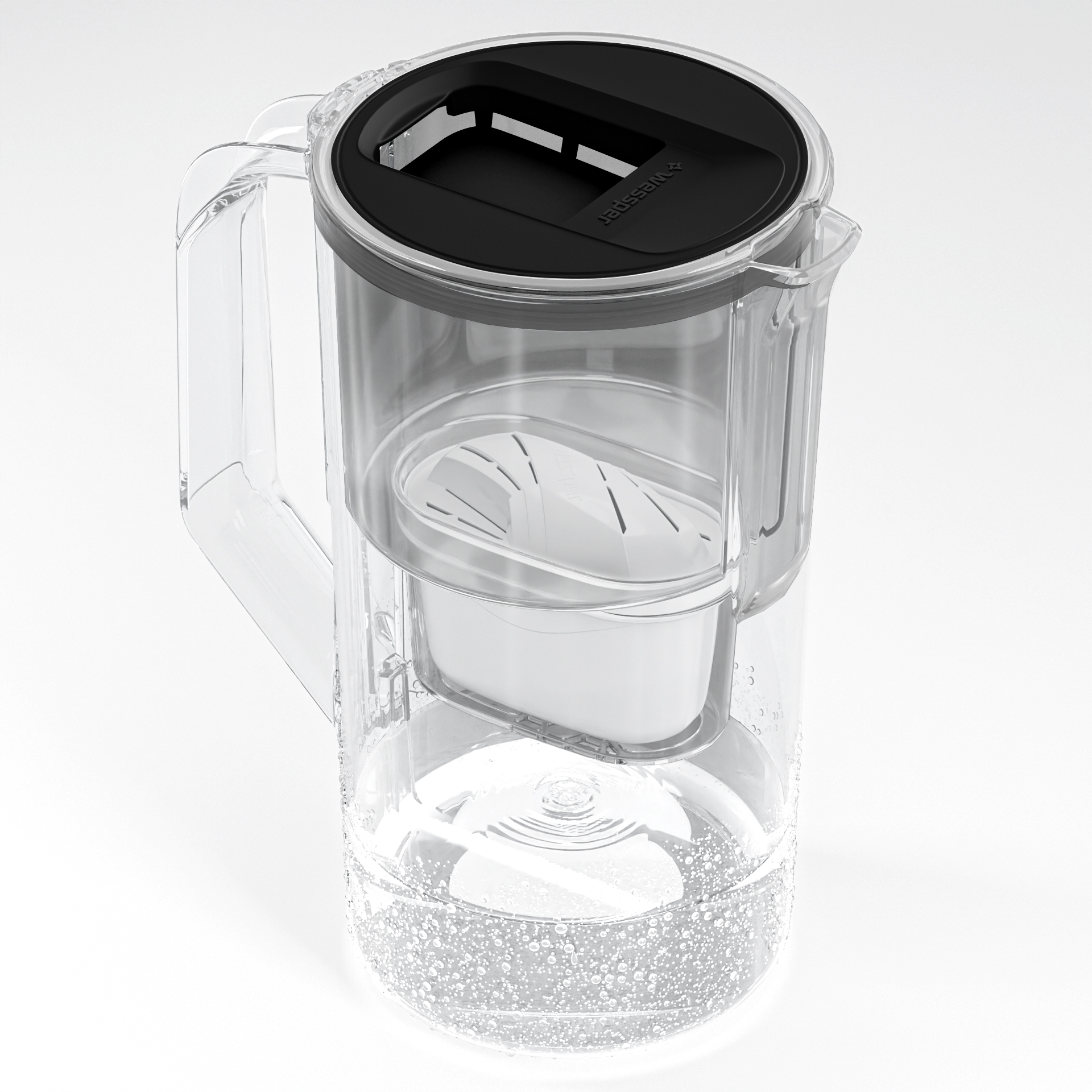 Dzbanek filtrujący Wessper D1 Solid aquamax