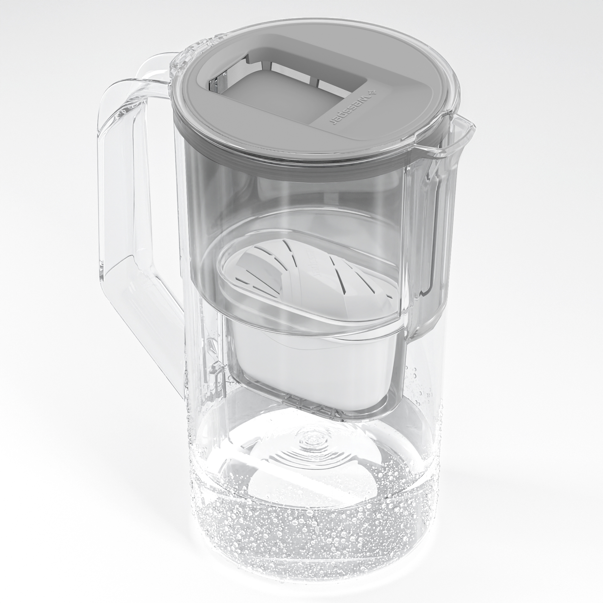 Dzbanek filtrujący Wessper D1 Solid aquamax