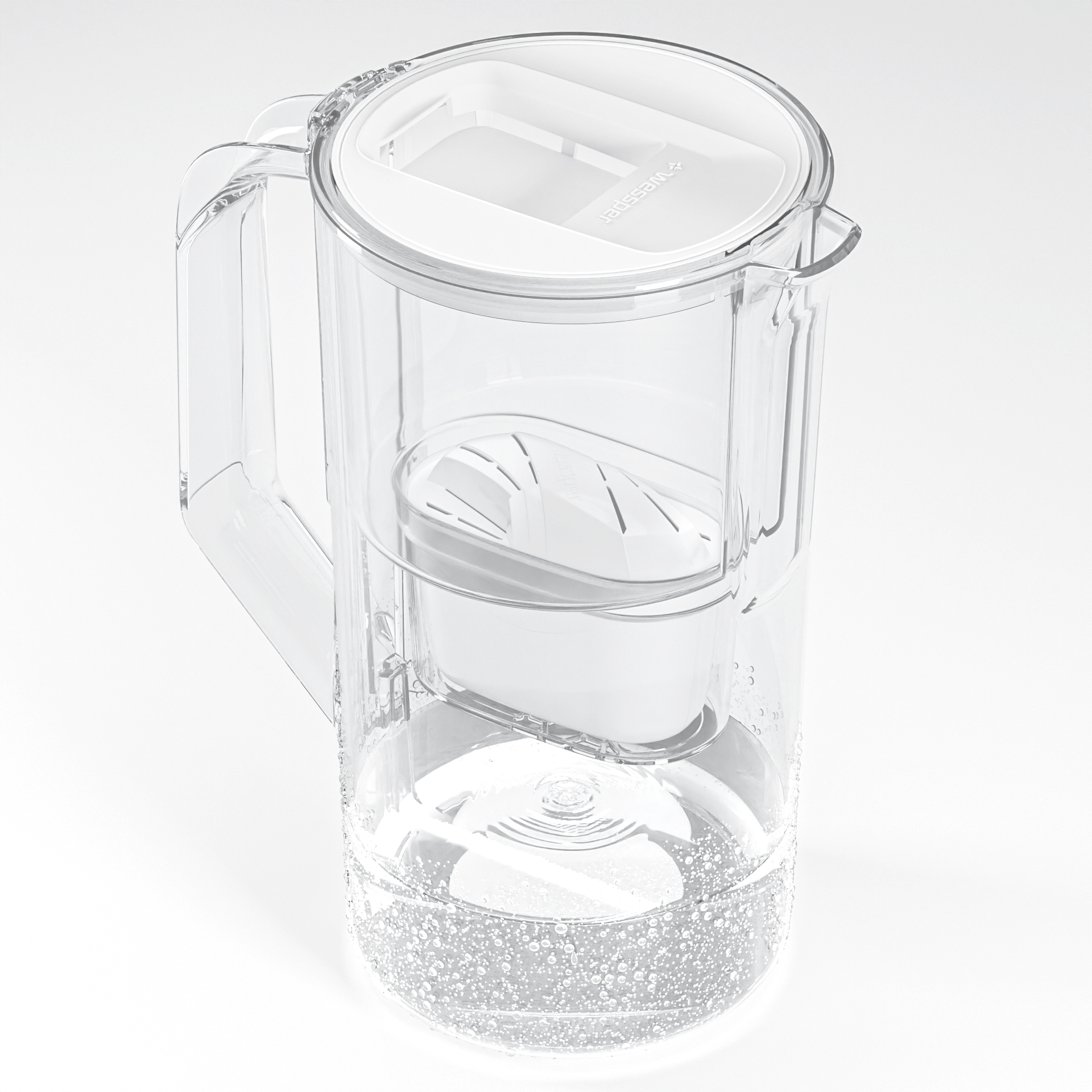 Dzbanek filtrujący Wessper D1 Solid aquamax