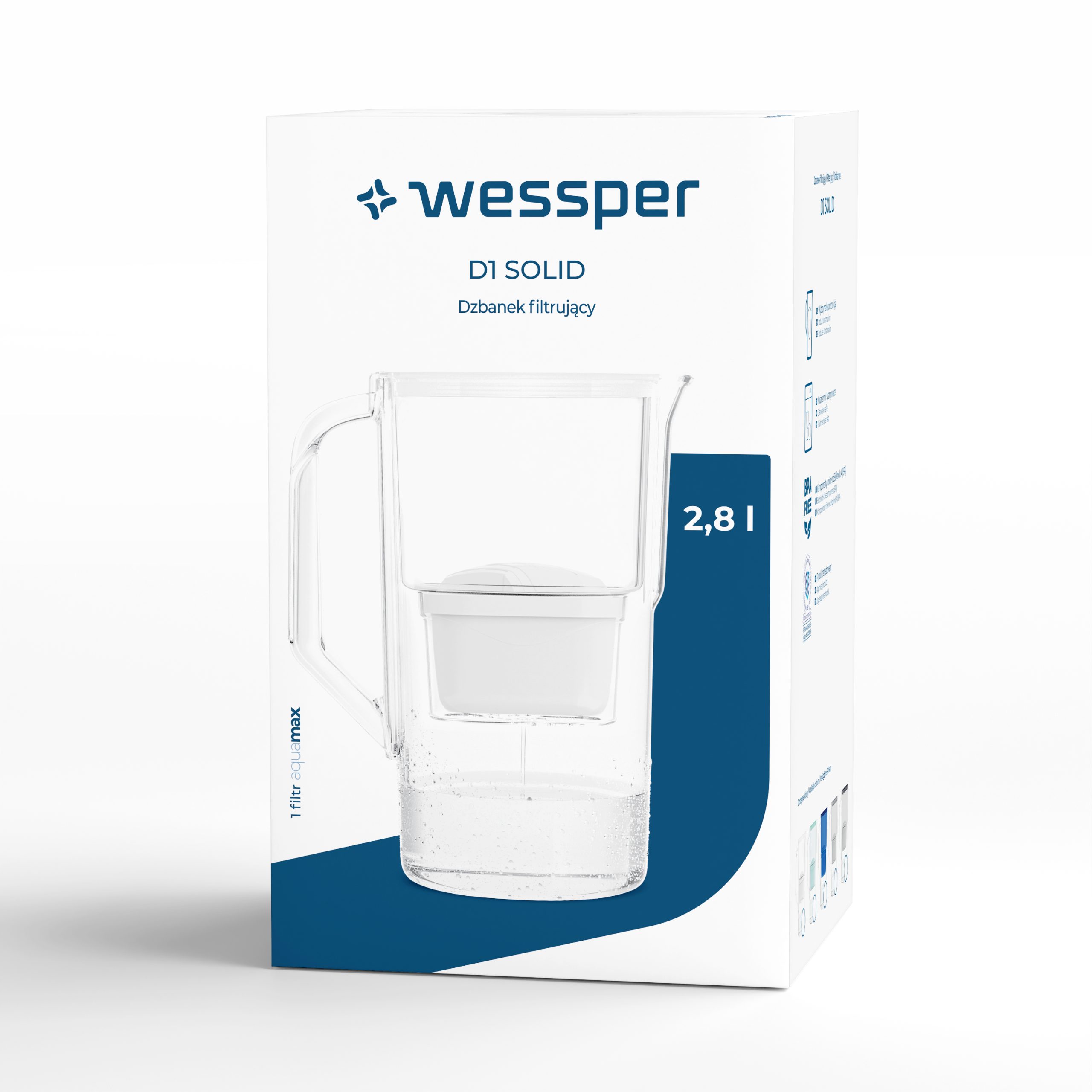 Dzbanek filtrujący Wessper aquaclassic