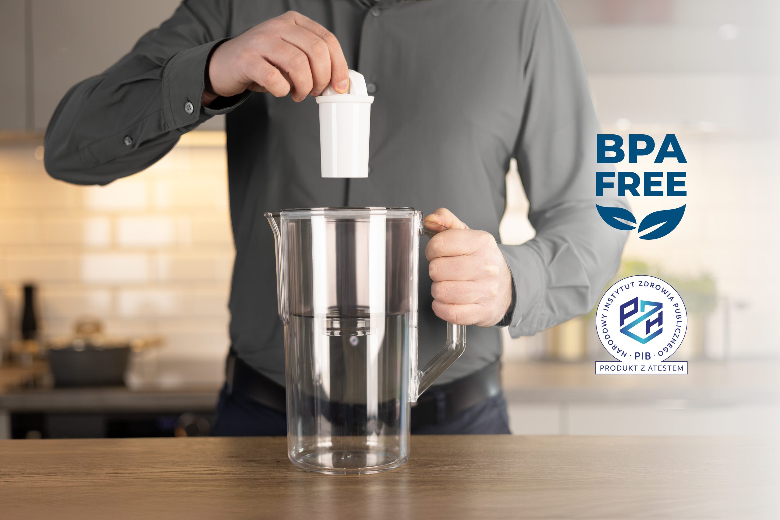 Dzbanek filtrujący Wessper D1 Solid aquaclassic