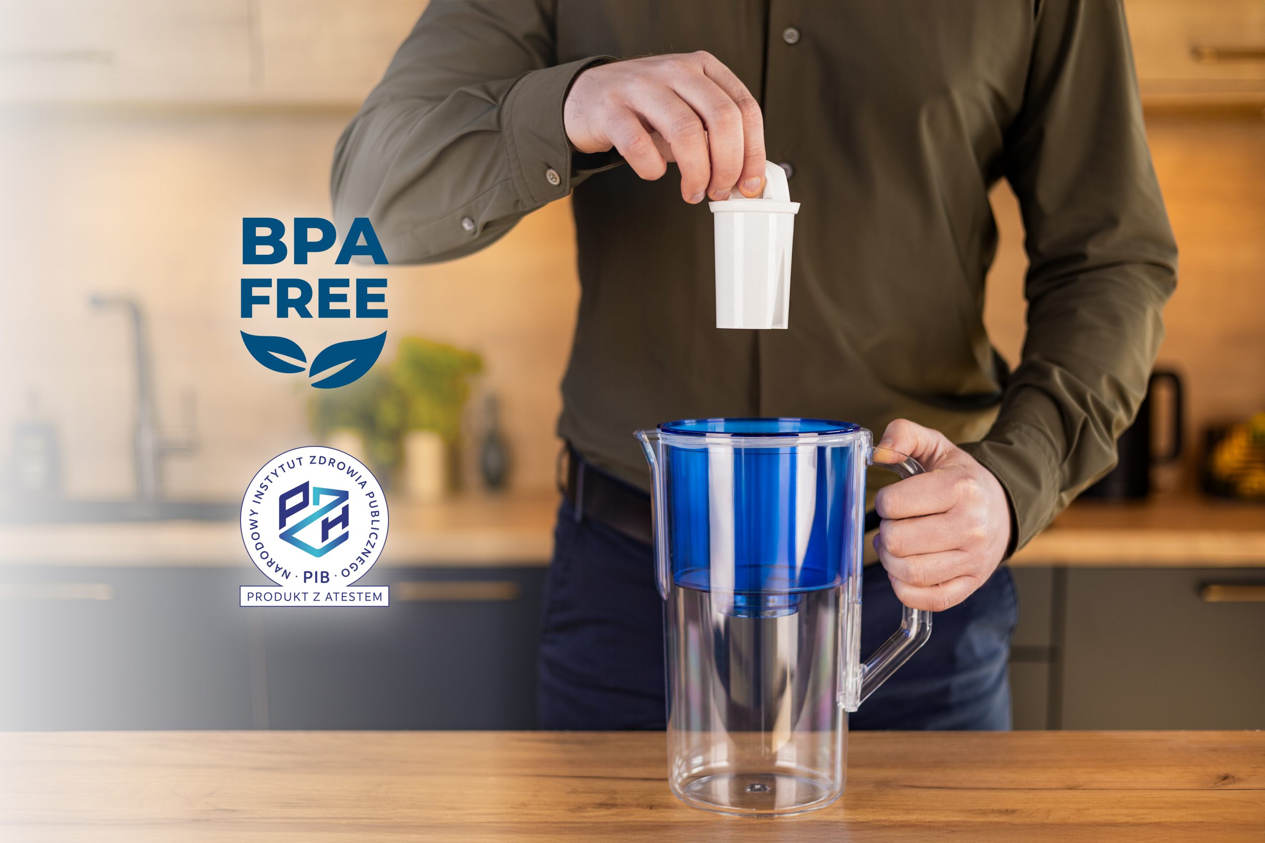 Dzbanek filtrujący Wessper D1 Solid aquaclassic