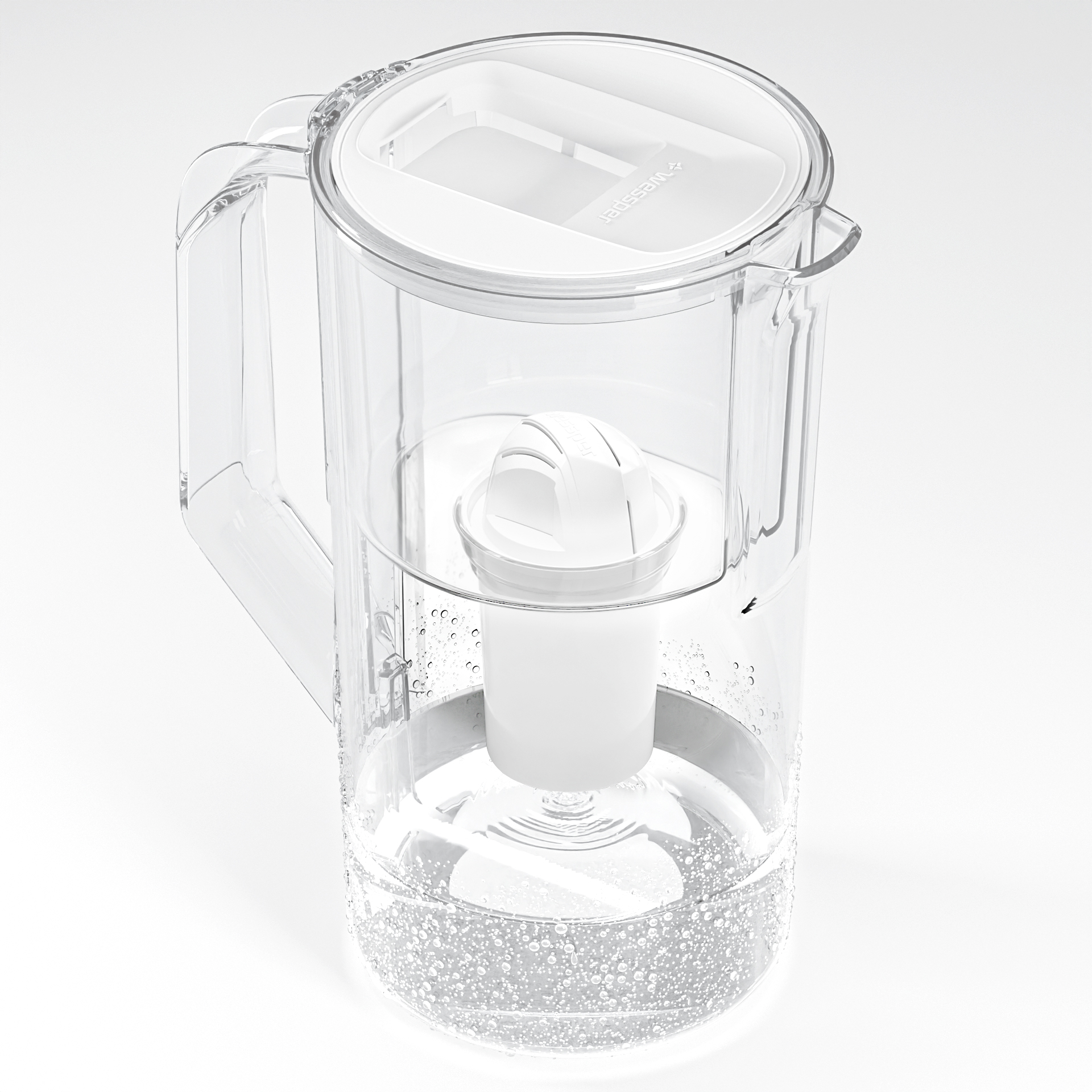 Dzbanek filtrujący Wessper D1 Solid aquamax