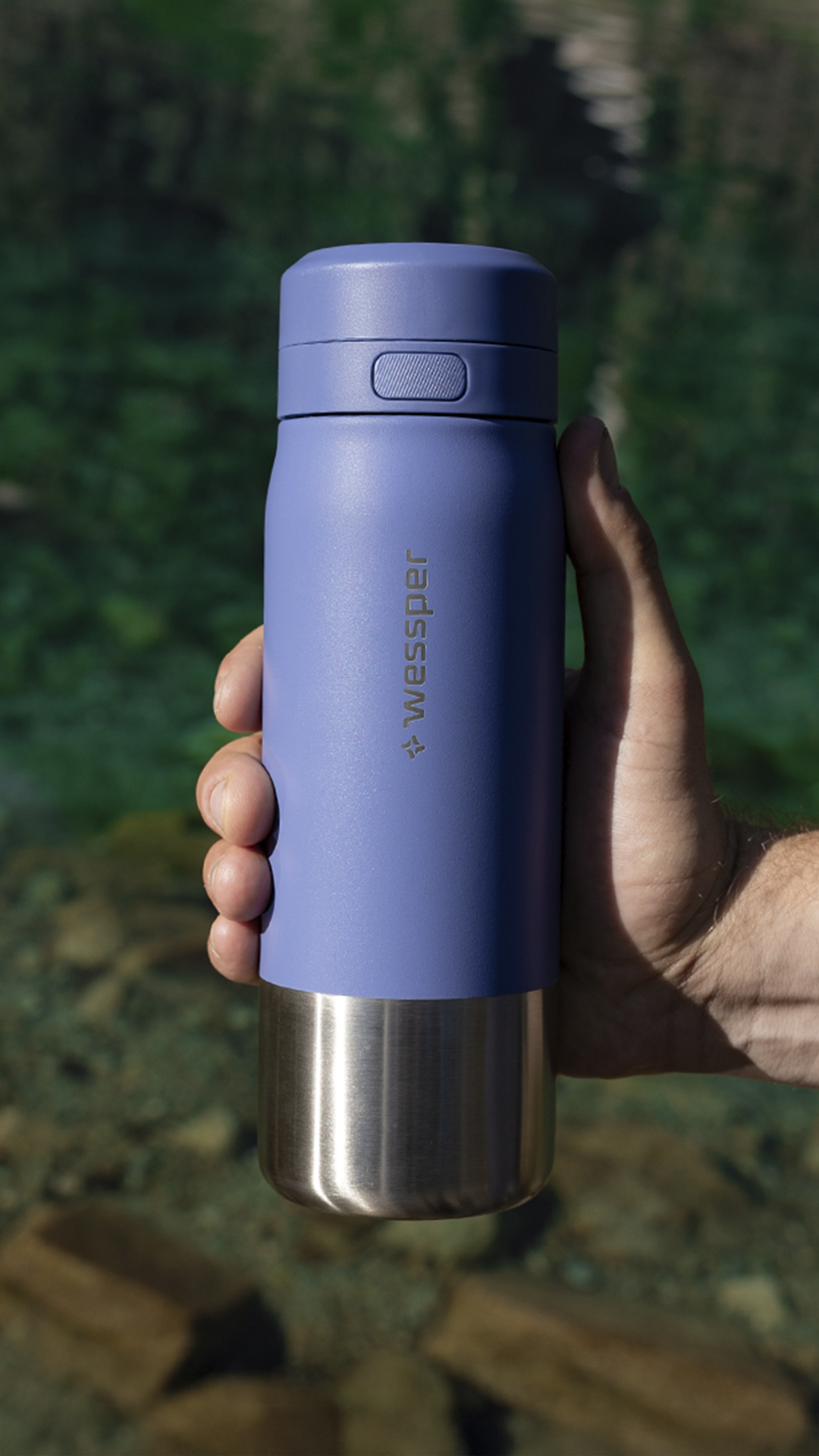 Butelka filtrująca Wessper B2 Stainless Steel Actitex™