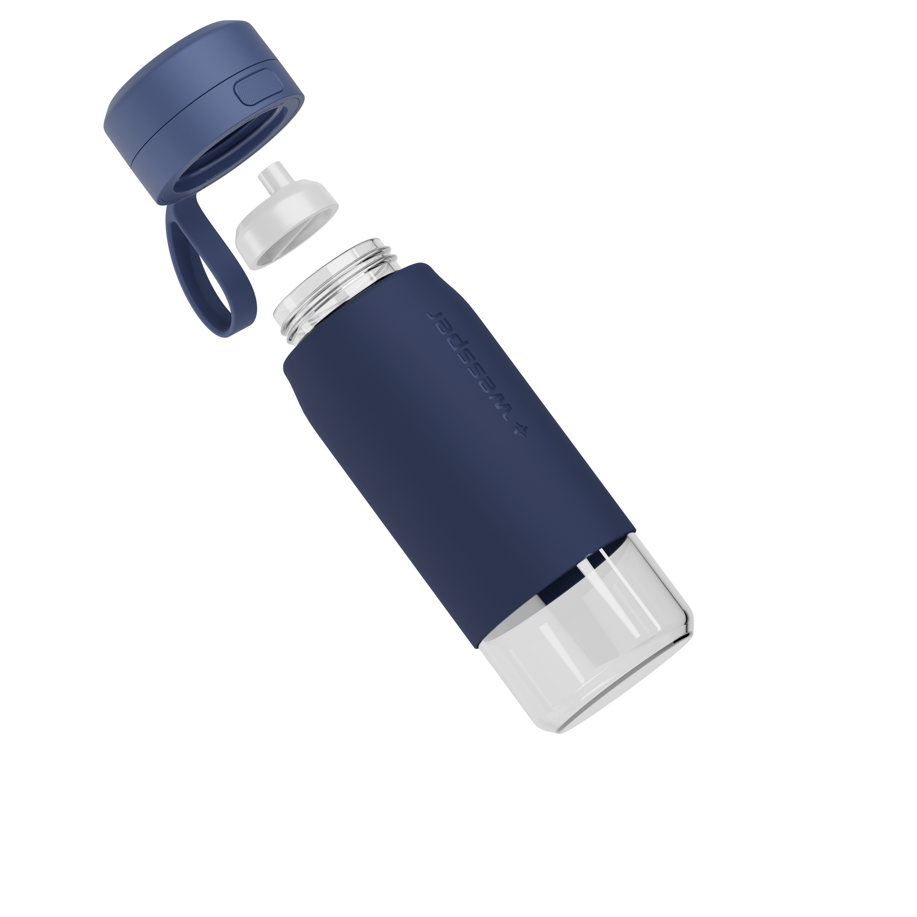 Butelka filtrująca Wessper B2 GLASS Actitex™ 500 ml