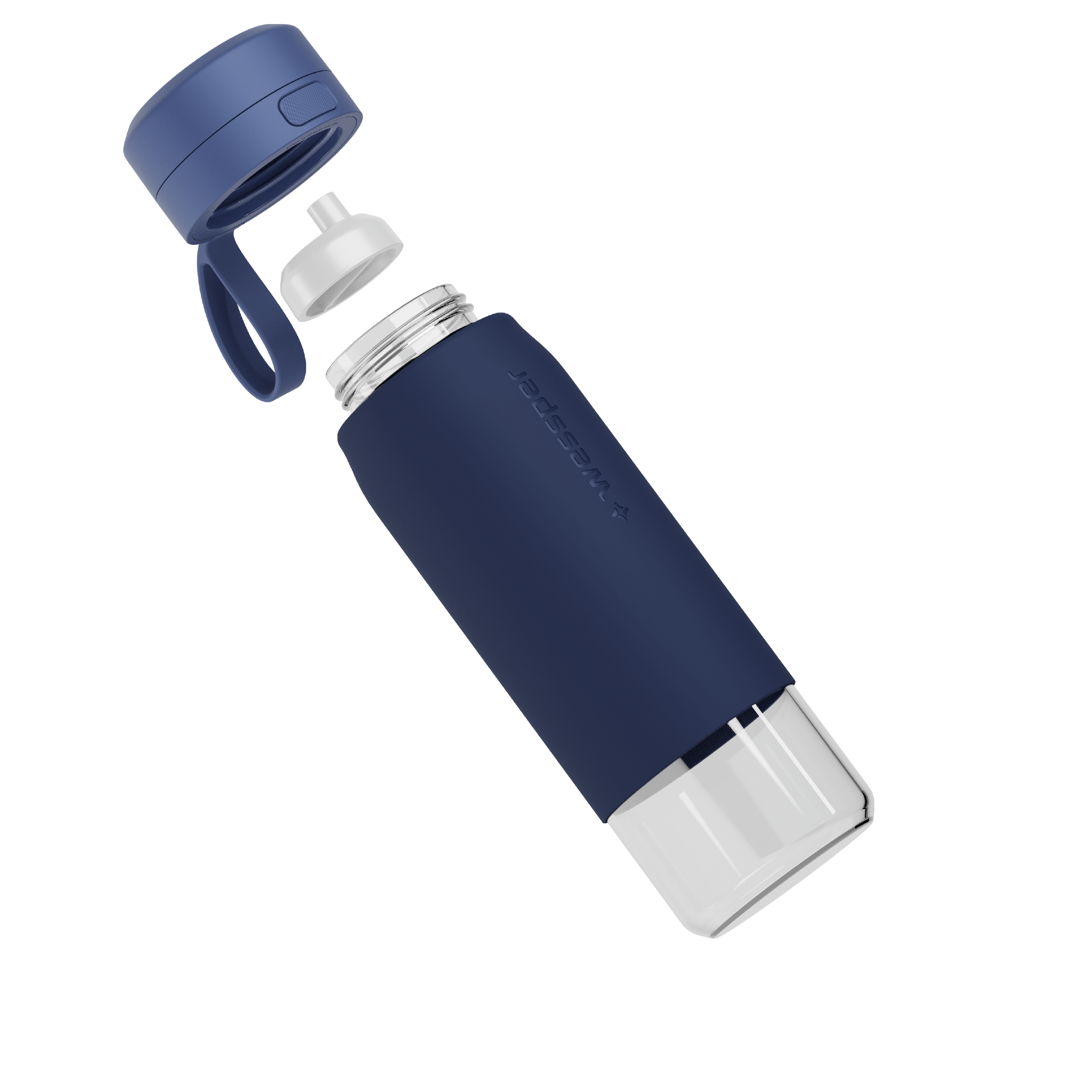 Butelka filtrująca Wessper B2 GLASS Actitex™ 700 ml