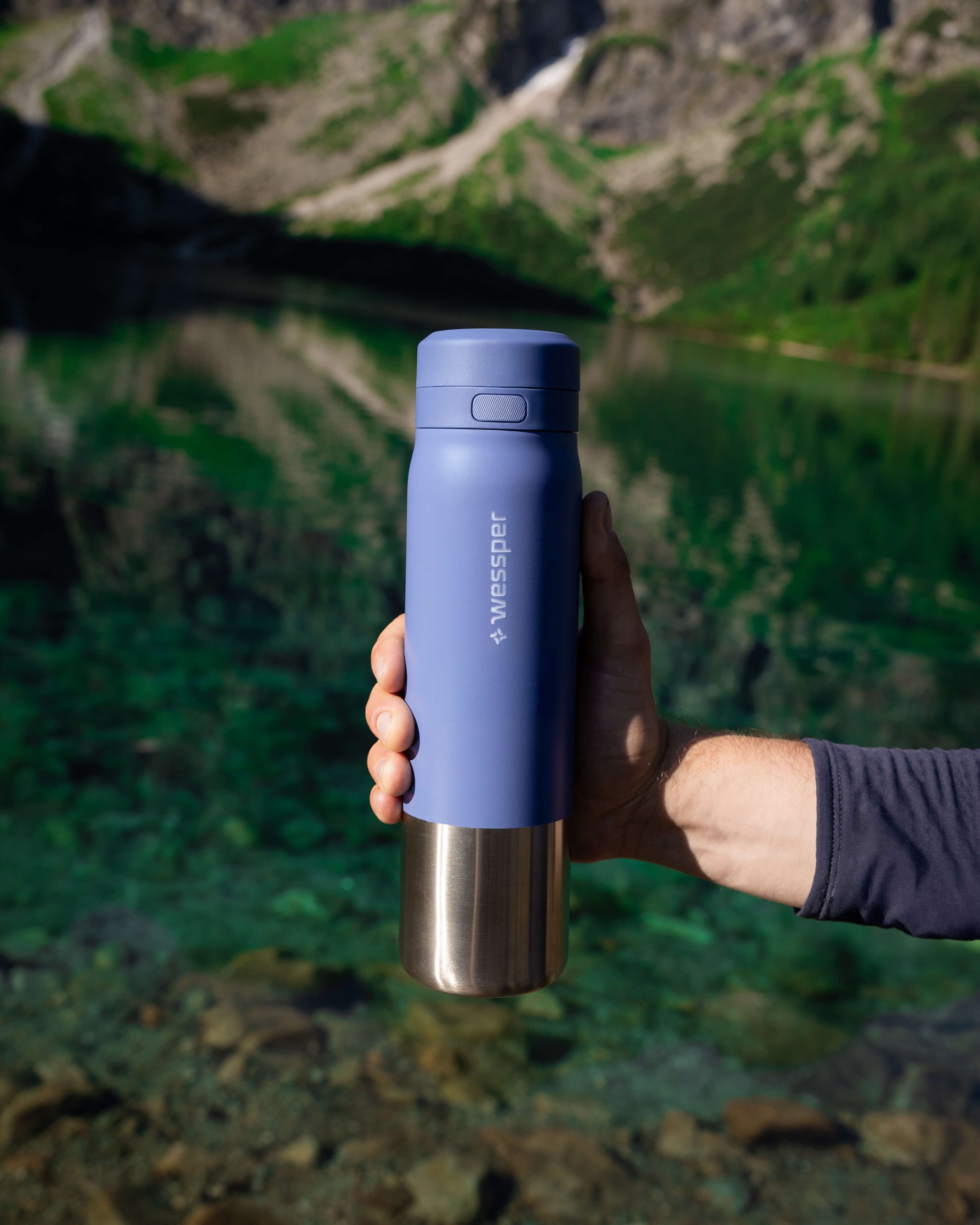 Butelka filtrująca Wessper B2 STAINLESS STEEL Actitex™ 700 ml