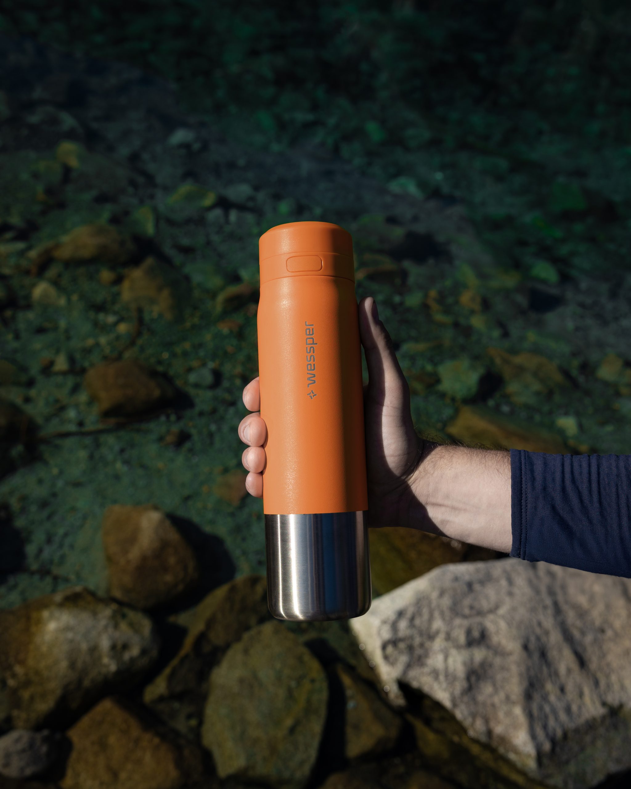 Butelka filtrująca Wessper B2 STAINLESS STEEL Actitex™ 700 ml