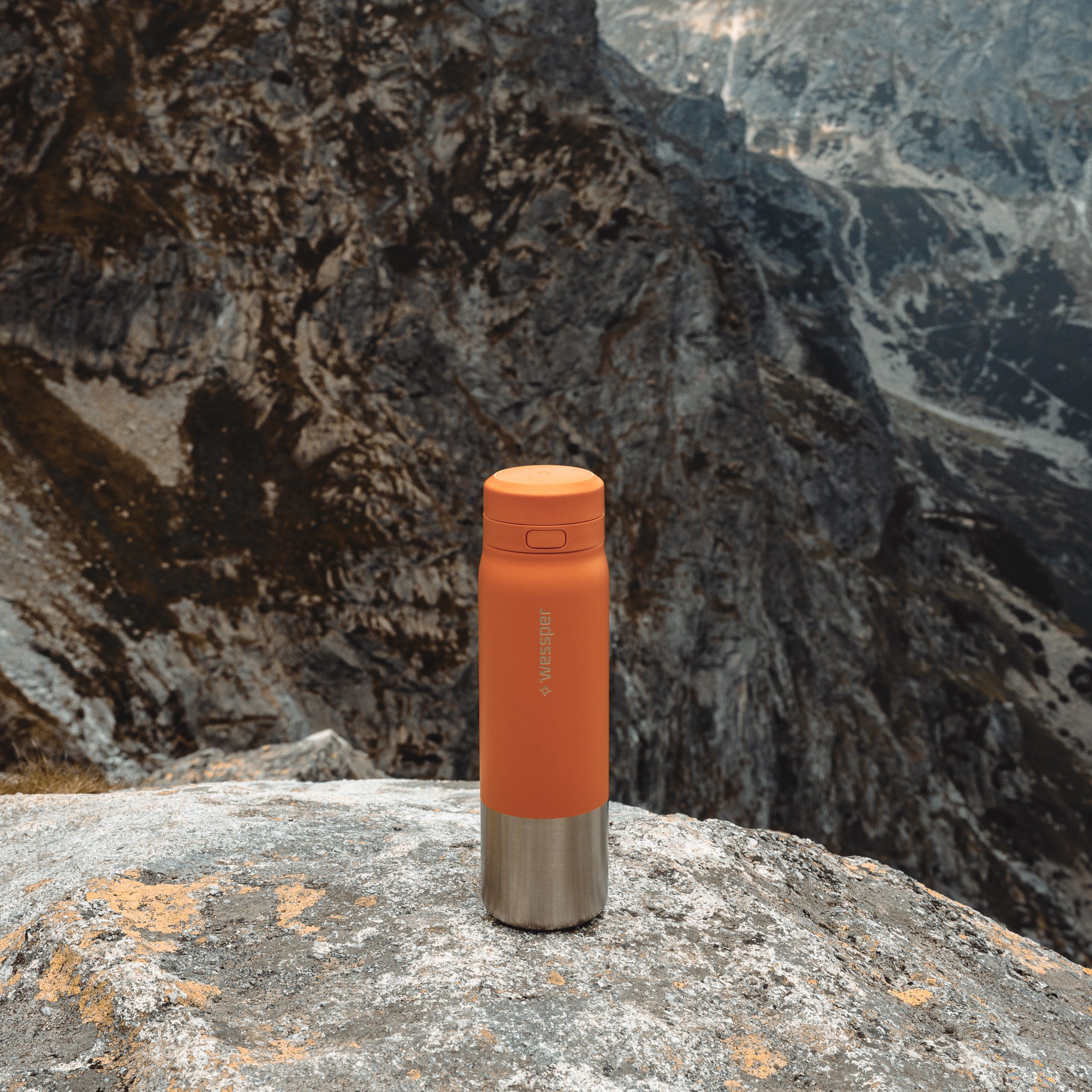 Butelka filtrująca Wessper B2 STAINLESS STEEL Actitex™ 1000 ml