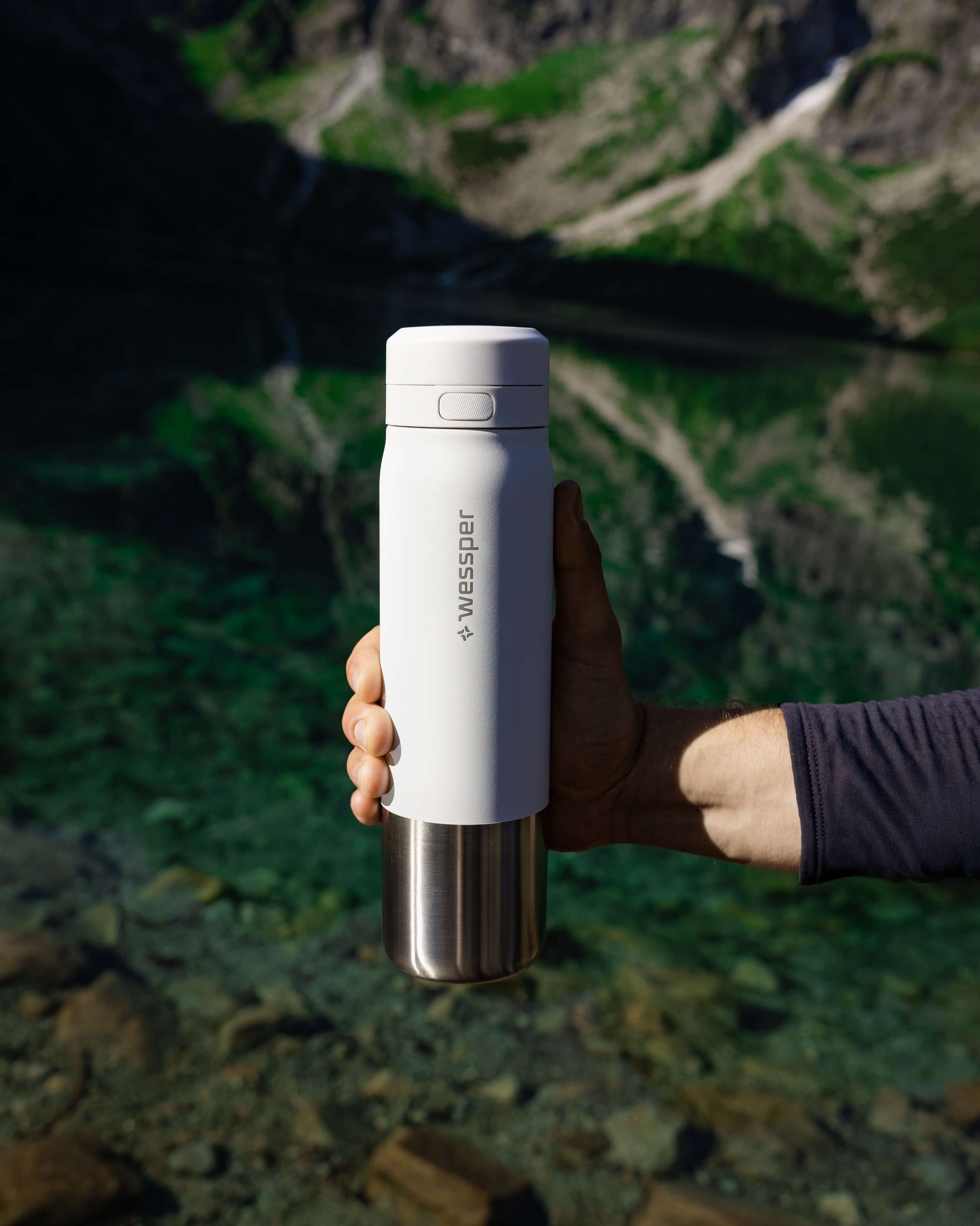 Butelka filtrująca Wessper B2 STAINLESS STEEL Actitex™ 700 ml