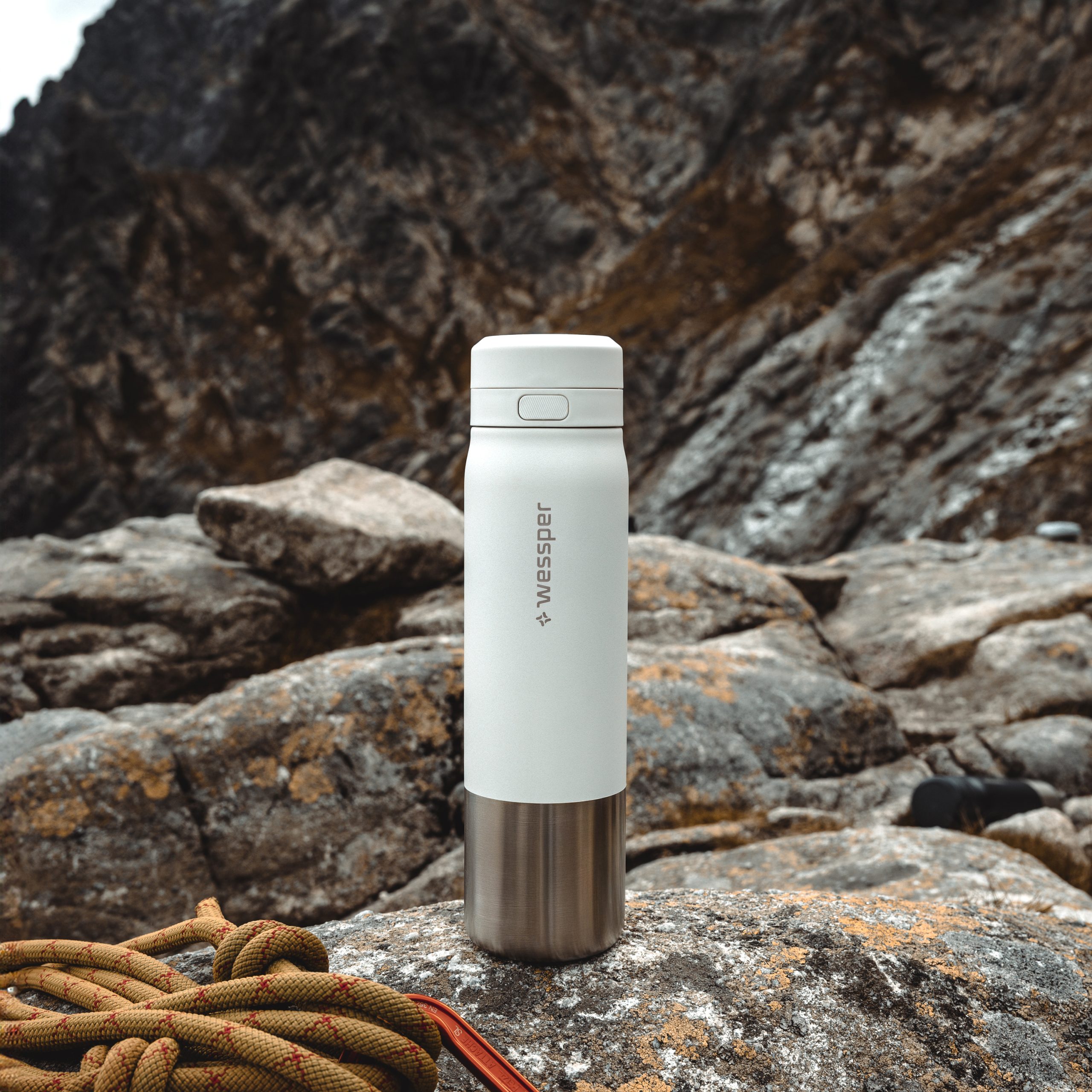 Butelka filtrująca Wessper B2 STAINLESS STEEL Actitex™ 1000 ml