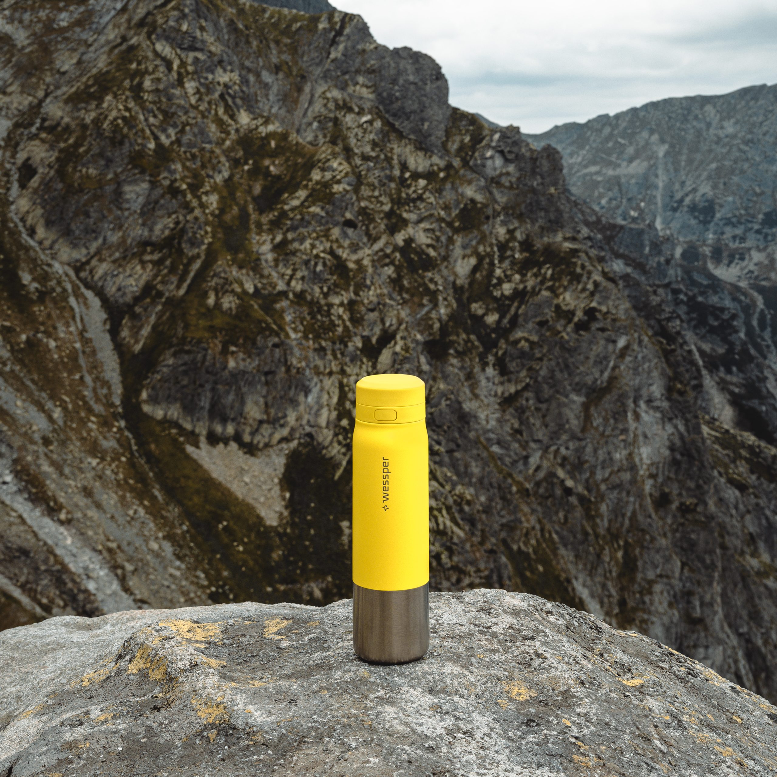 Butelka filtrująca Wessper B2 STAINLESS STEEL Actitex™ 1000 ml