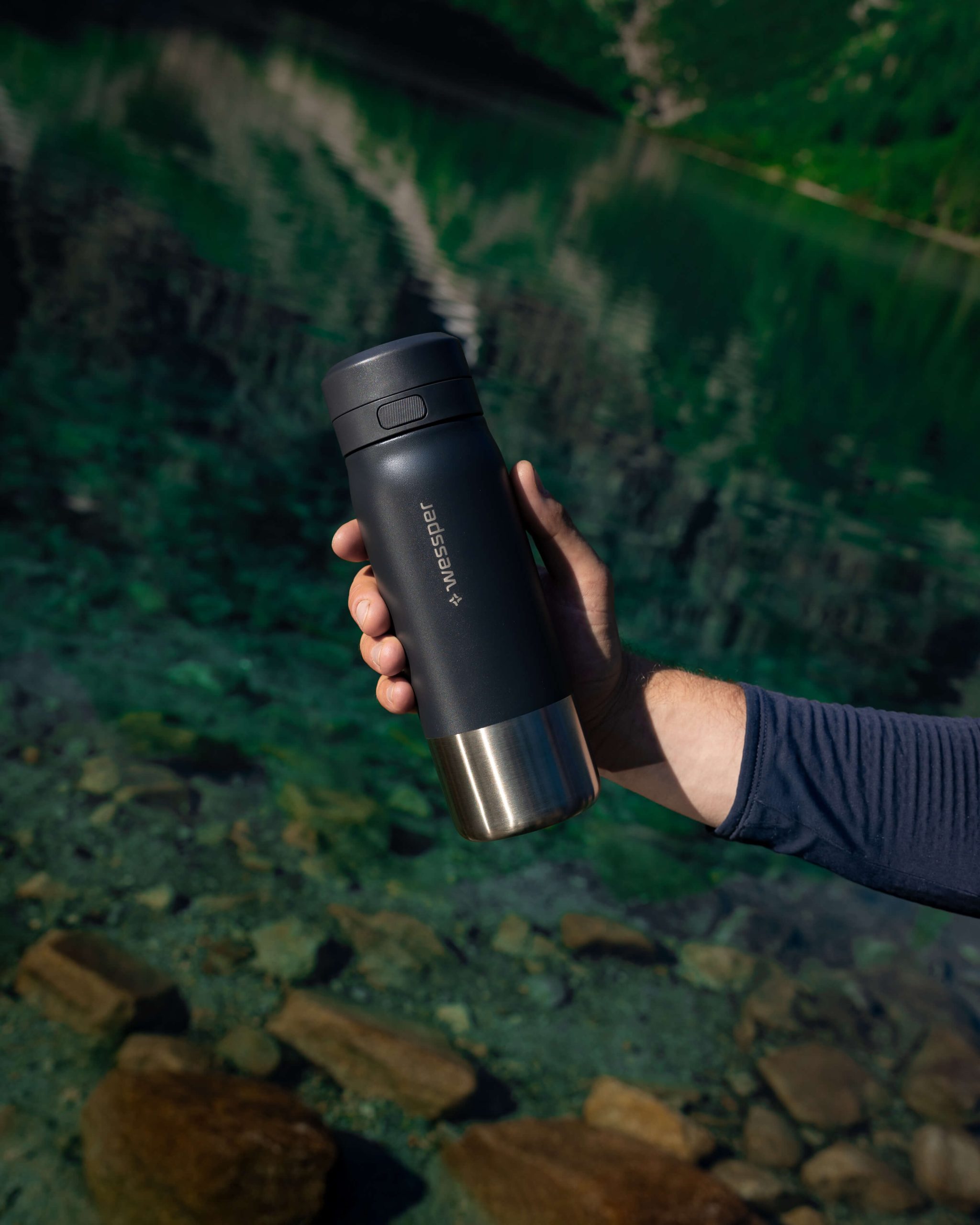 Butelka filtrująca Wessper B2 STAINLESS STEEL Actitex™ 700 ml