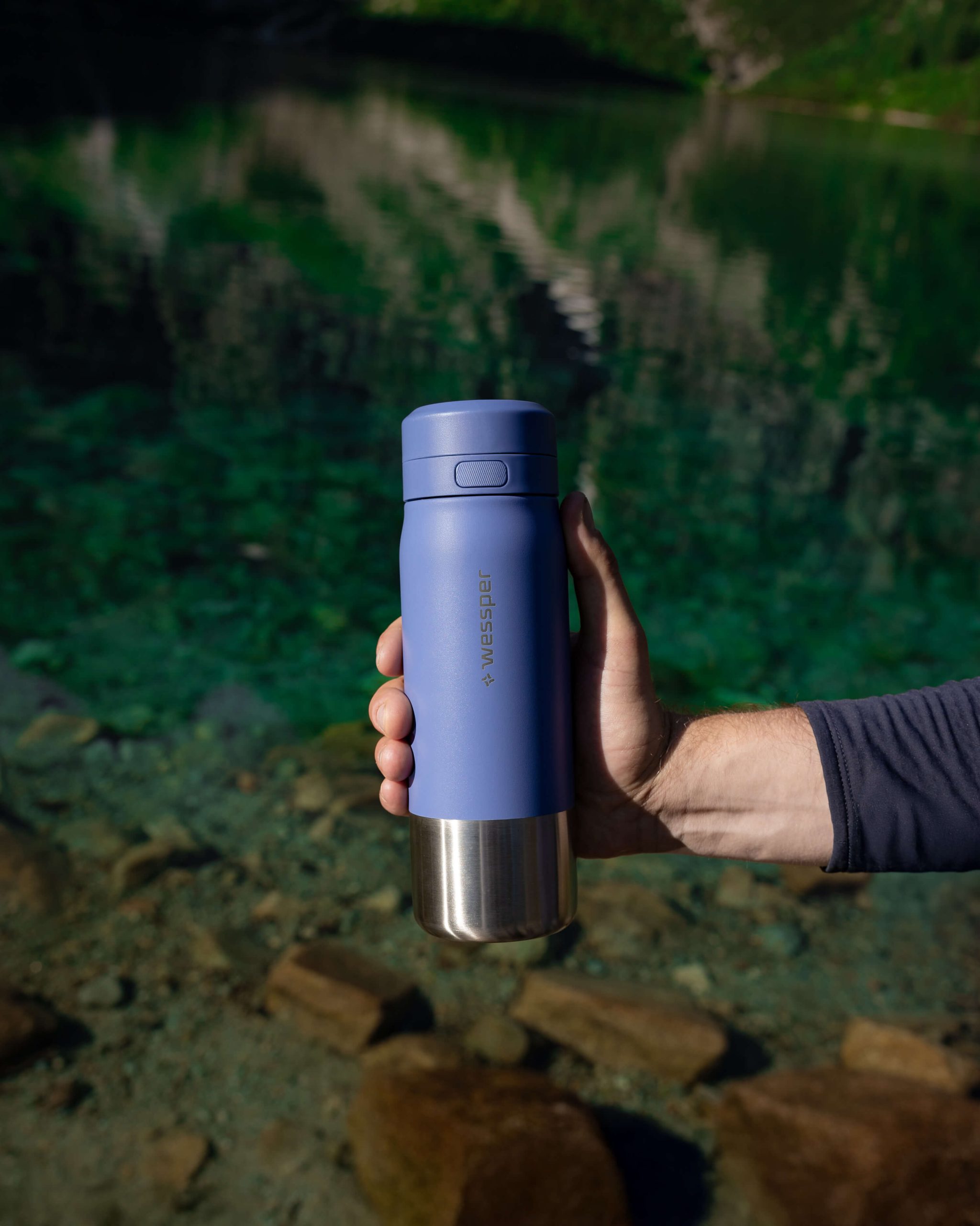 Butelka filtrująca Wessper B2 STAINLESS STEEL Actitex™ 700 ml