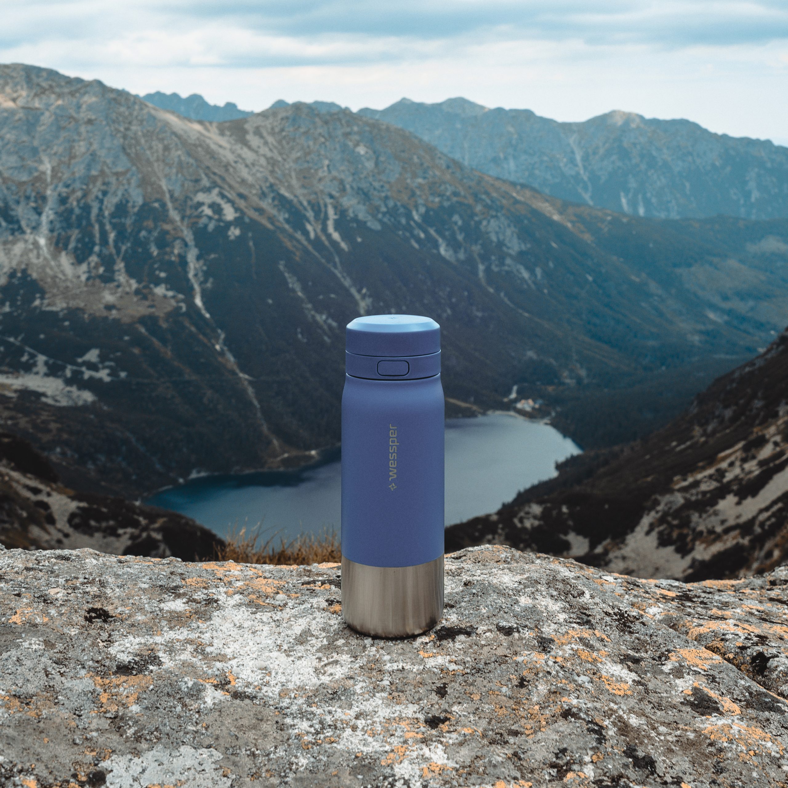 Butelka filtrująca Wessper B2 STAINLESS STEEL Actitex™ 700 ml