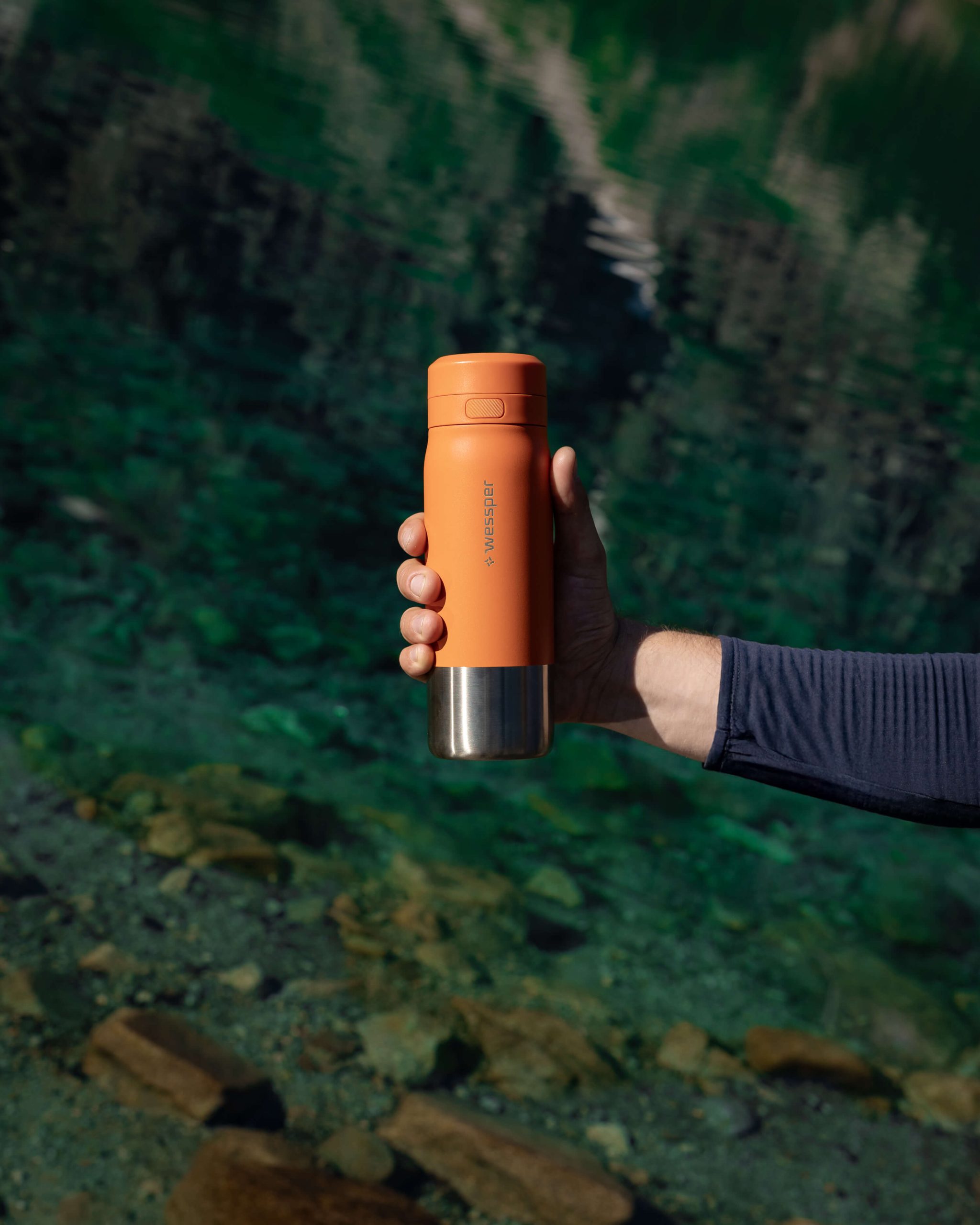 Butelka filtrująca Wessper B2 STAINLESS STEEL Actitex™ 700 ml