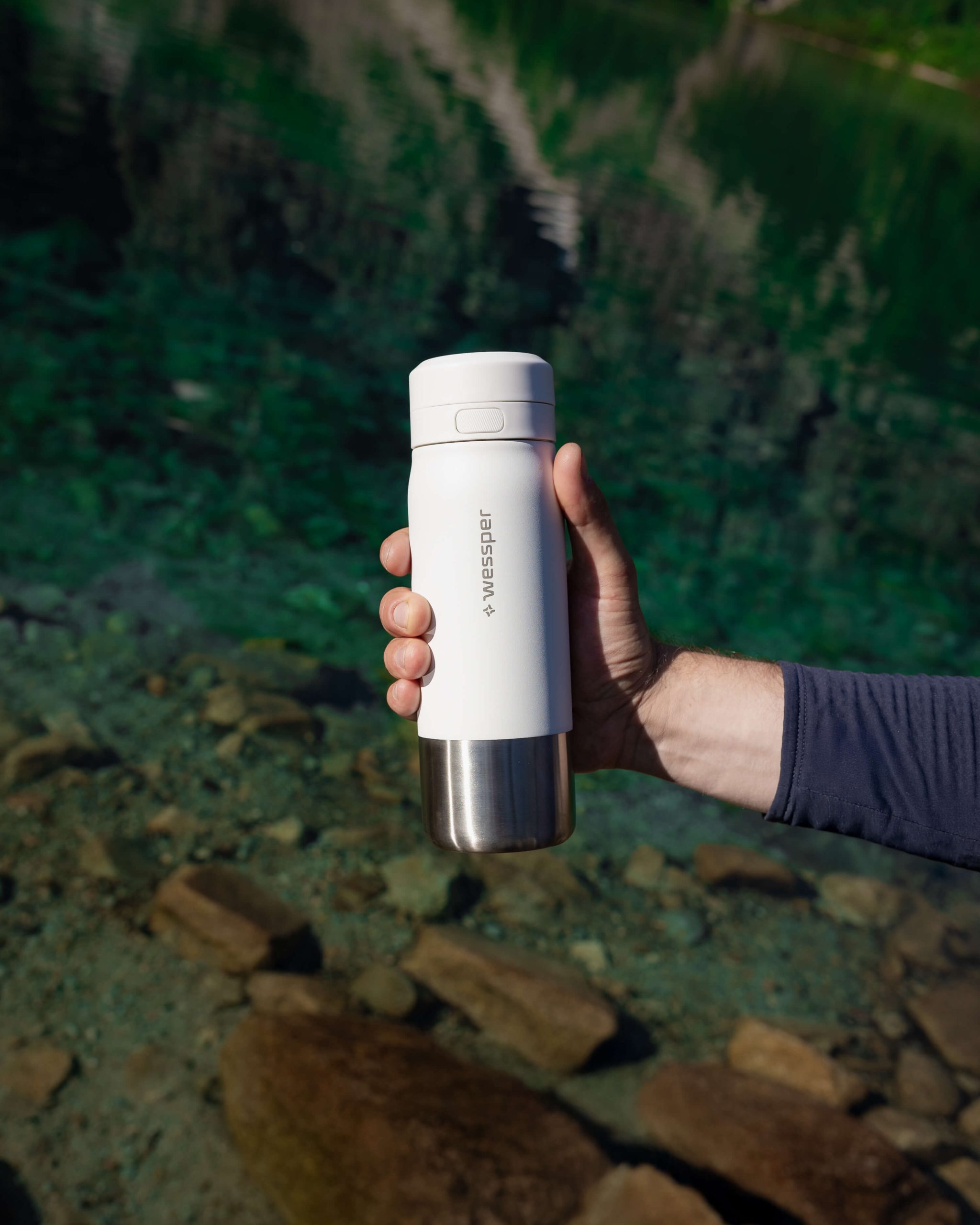 Butelka filtrująca Wessper B2 STAINLESS STEEL Actitex™ 700 ml