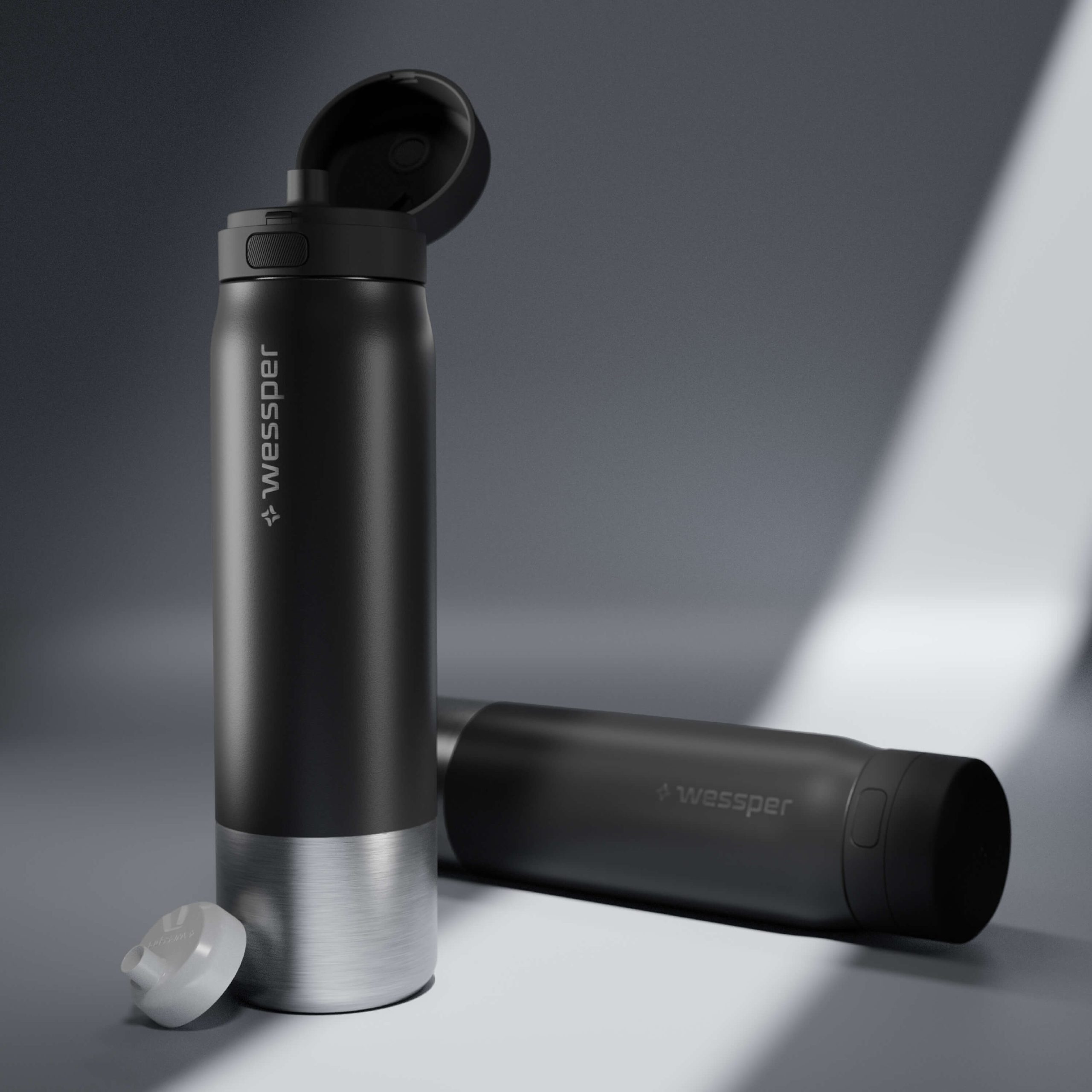 Butelka filtrująca Wessper B2 STAINLESS STEEL Actitex™ 1000 ml