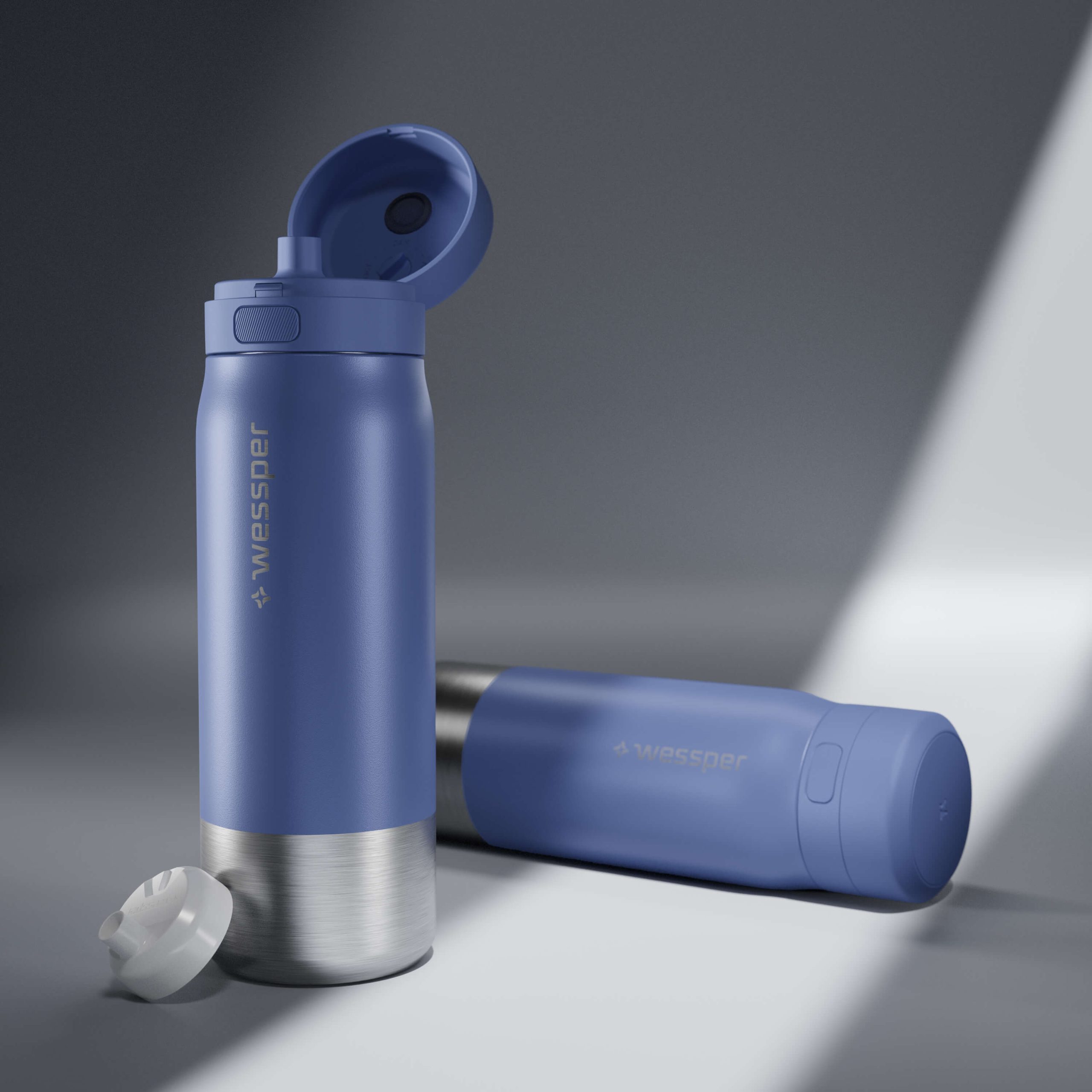 Butelka filtrująca Wessper B2 STAINLESS STEEL Actitex™ 700 ml