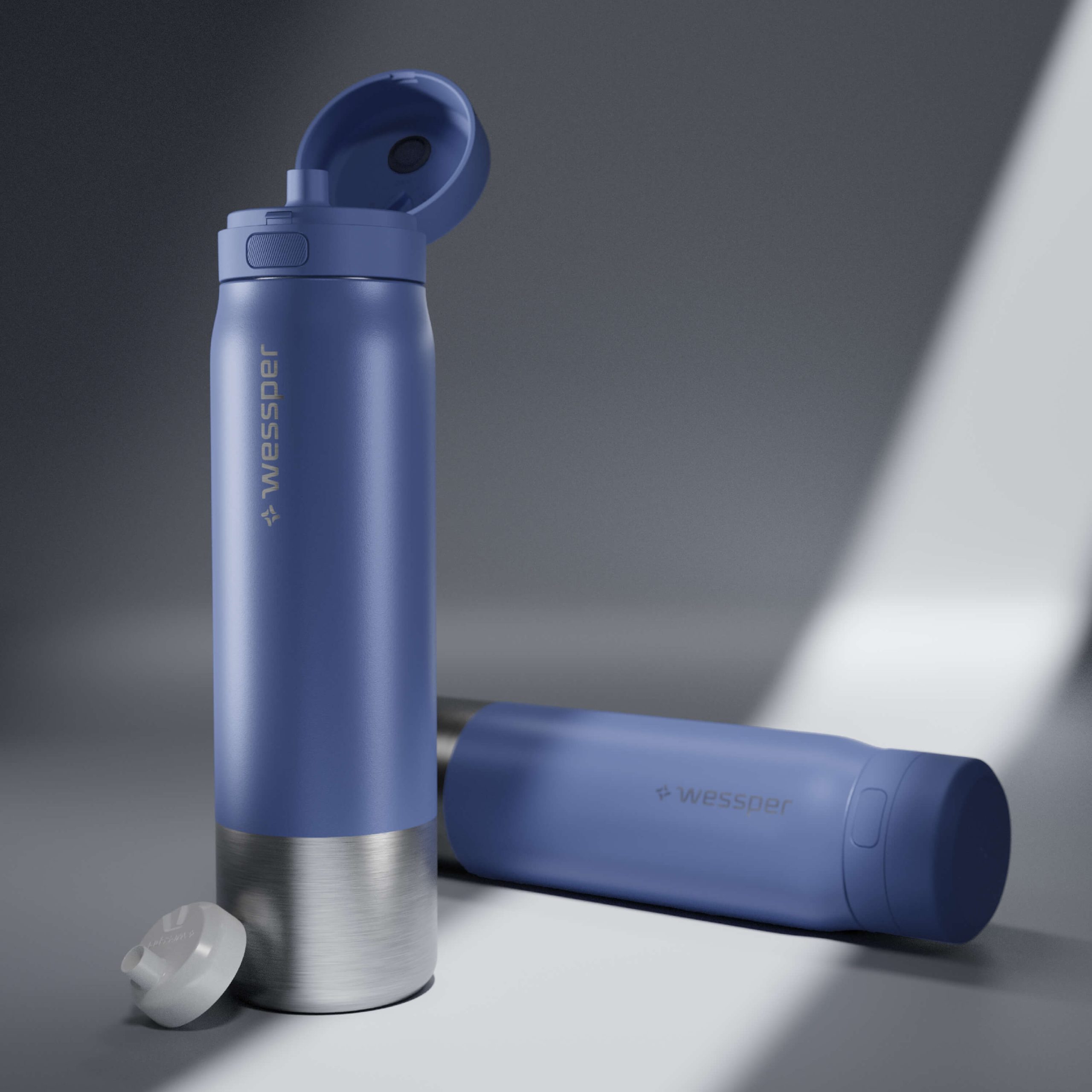 Butelka filtrująca Wessper B2 STAINLESS STEEL Actitex™ 1000 ml