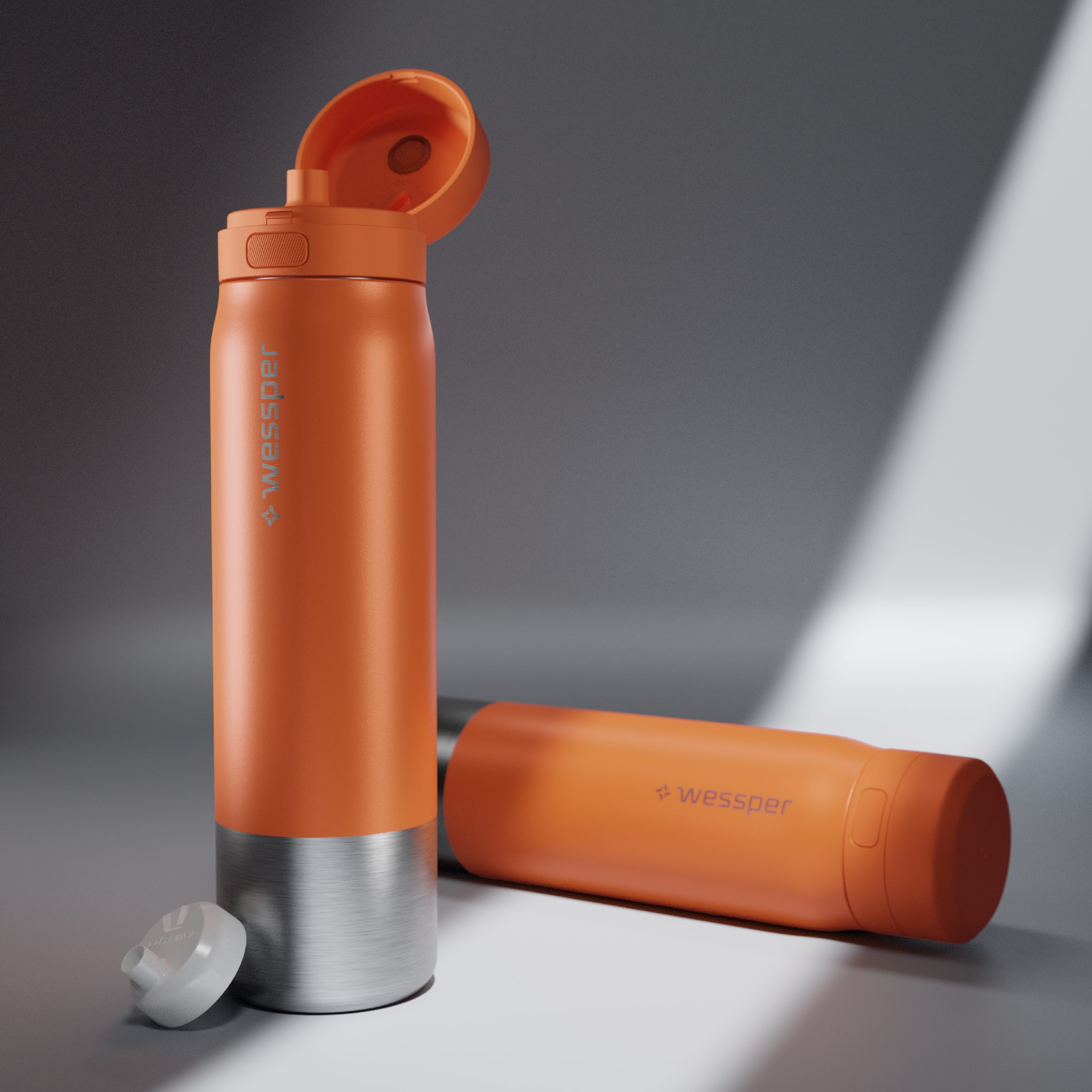 Butelka filtrująca Wessper B2 STAINLESS STEEL Actitex™ 1000 ml