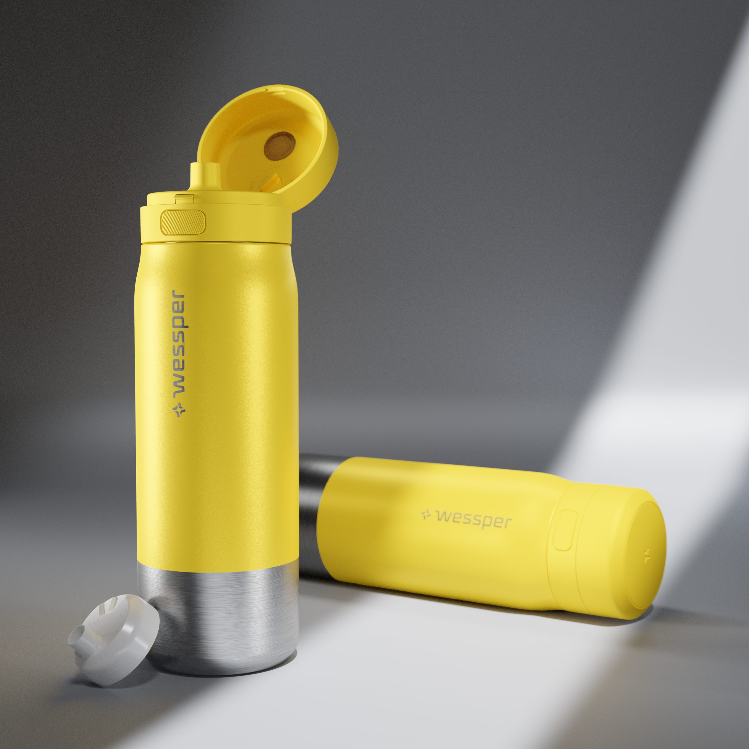 Butelka filtrująca Wessper B2 STAINLESS STEEL Actitex™ 700 ml