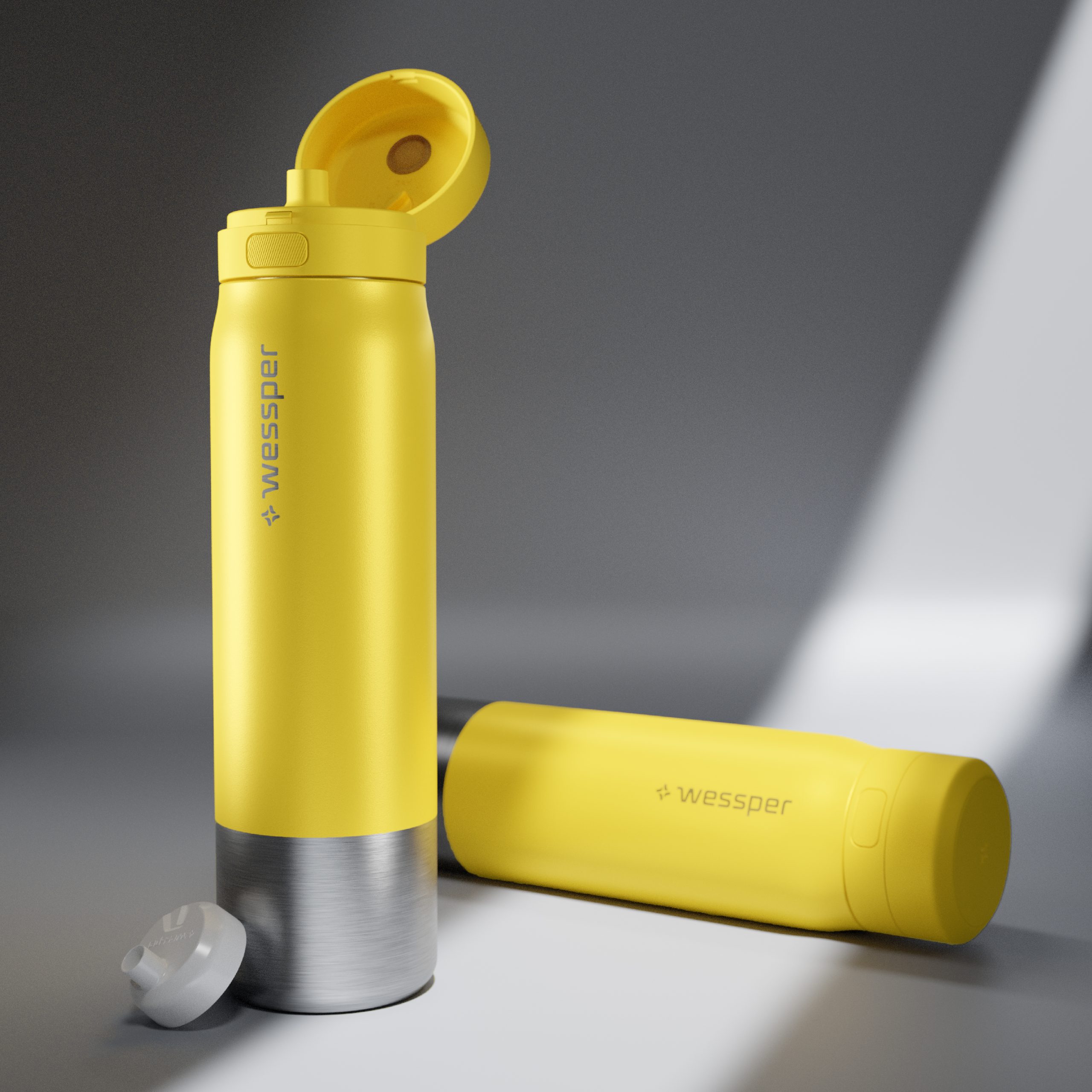 Butelka filtrująca Wessper B2 STAINLESS STEEL Actitex™ 1000 ml