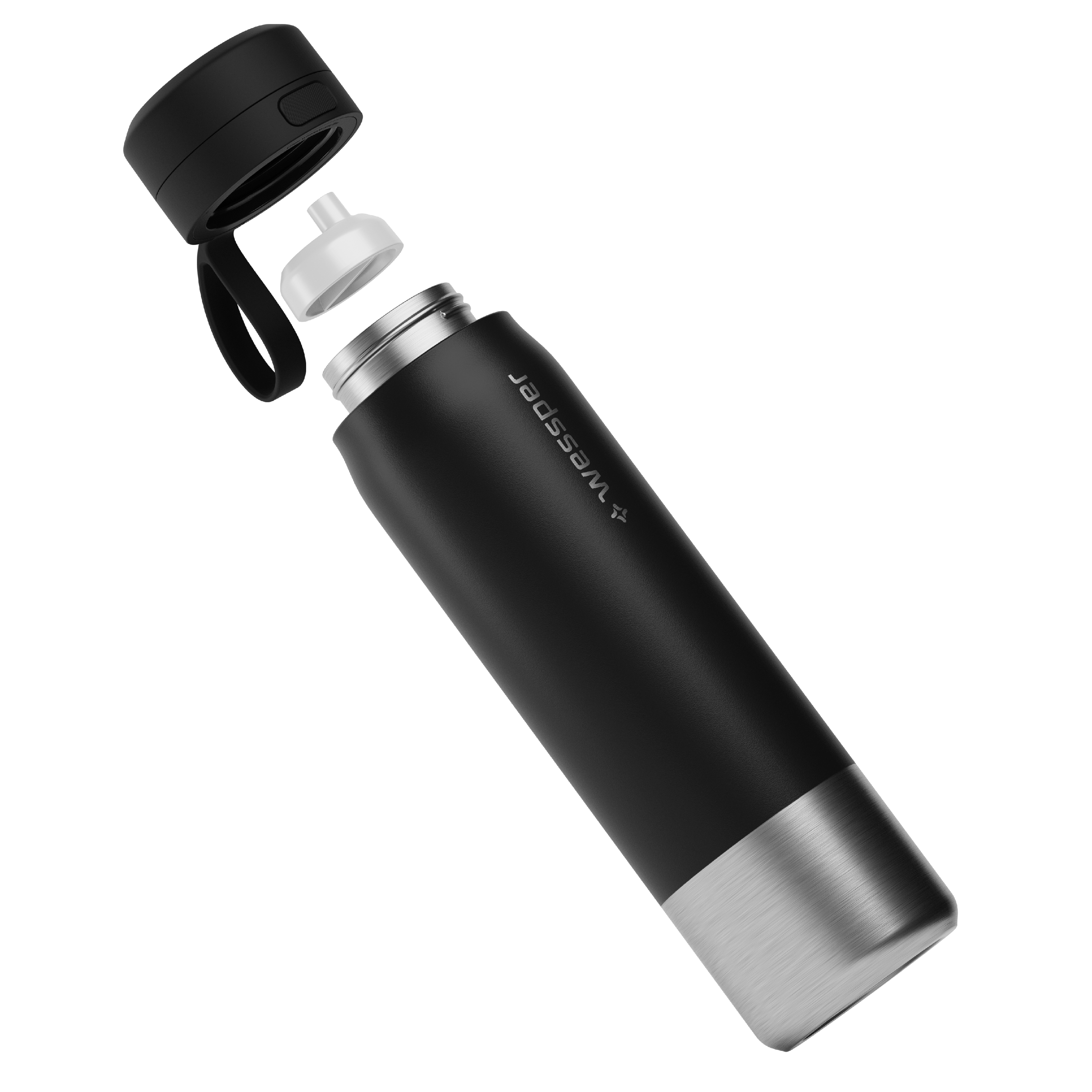 Butelka filtrująca Wessper B2 STAINLESS STEEL Actitex™ 1000 ml