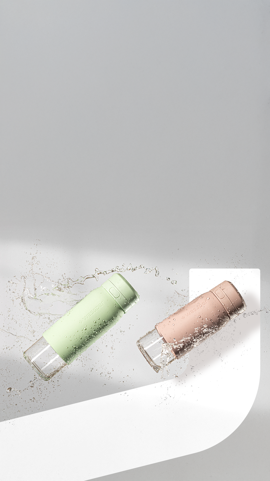 Butelki filtrujące Wessper B2 Glass Actitex