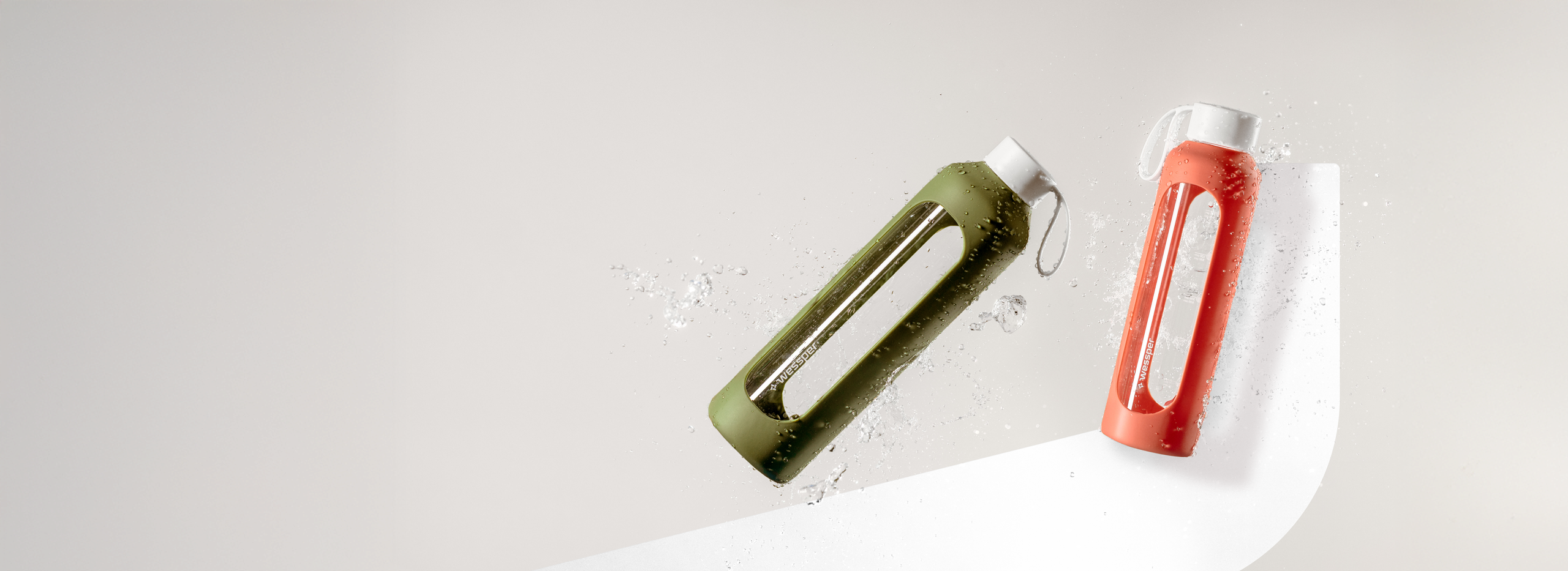 Butelki motywacyjne Wessper B1 Borosilicate