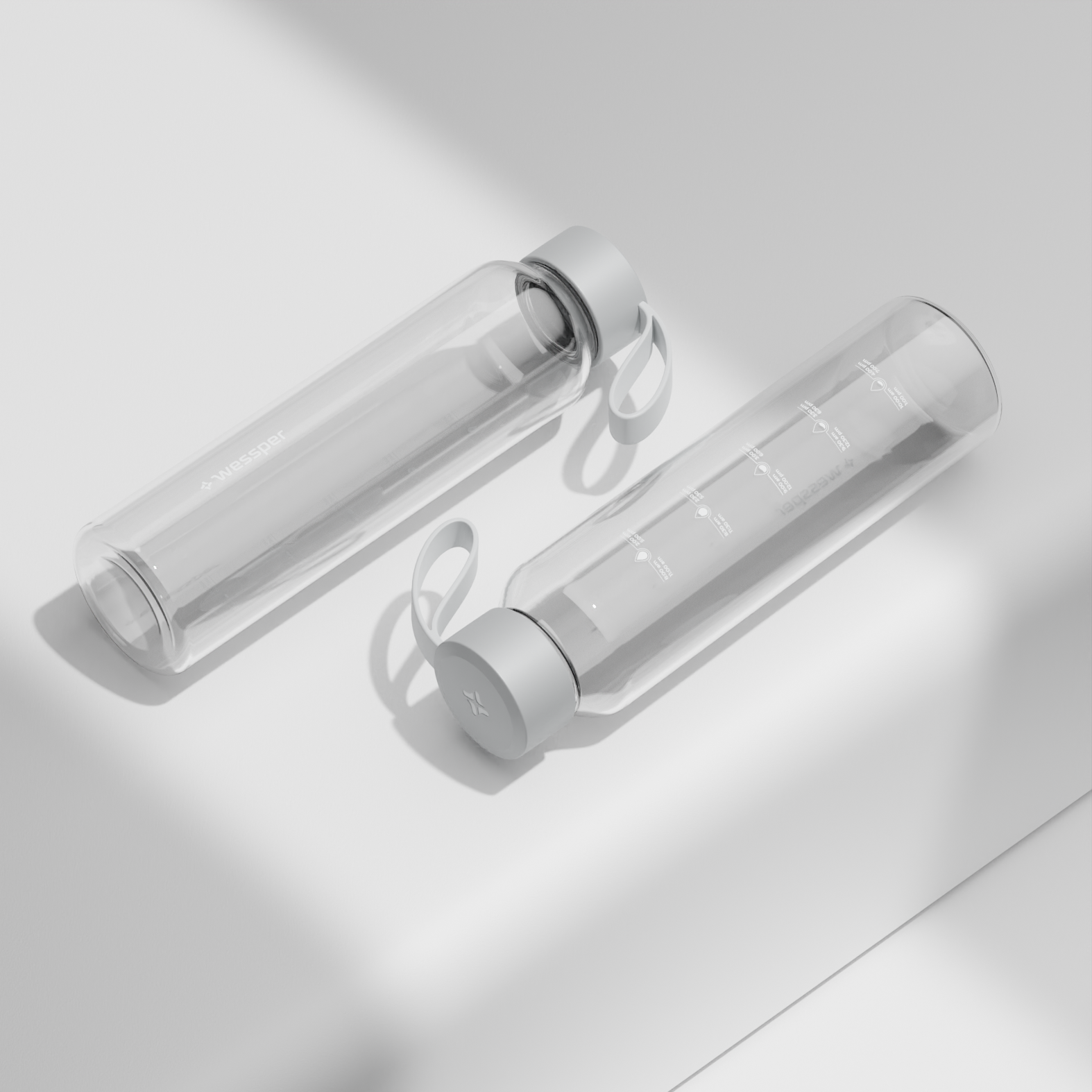 Butelka motywacyjna Wessper B1 BOROSILICATE Base Bottle 500 ml