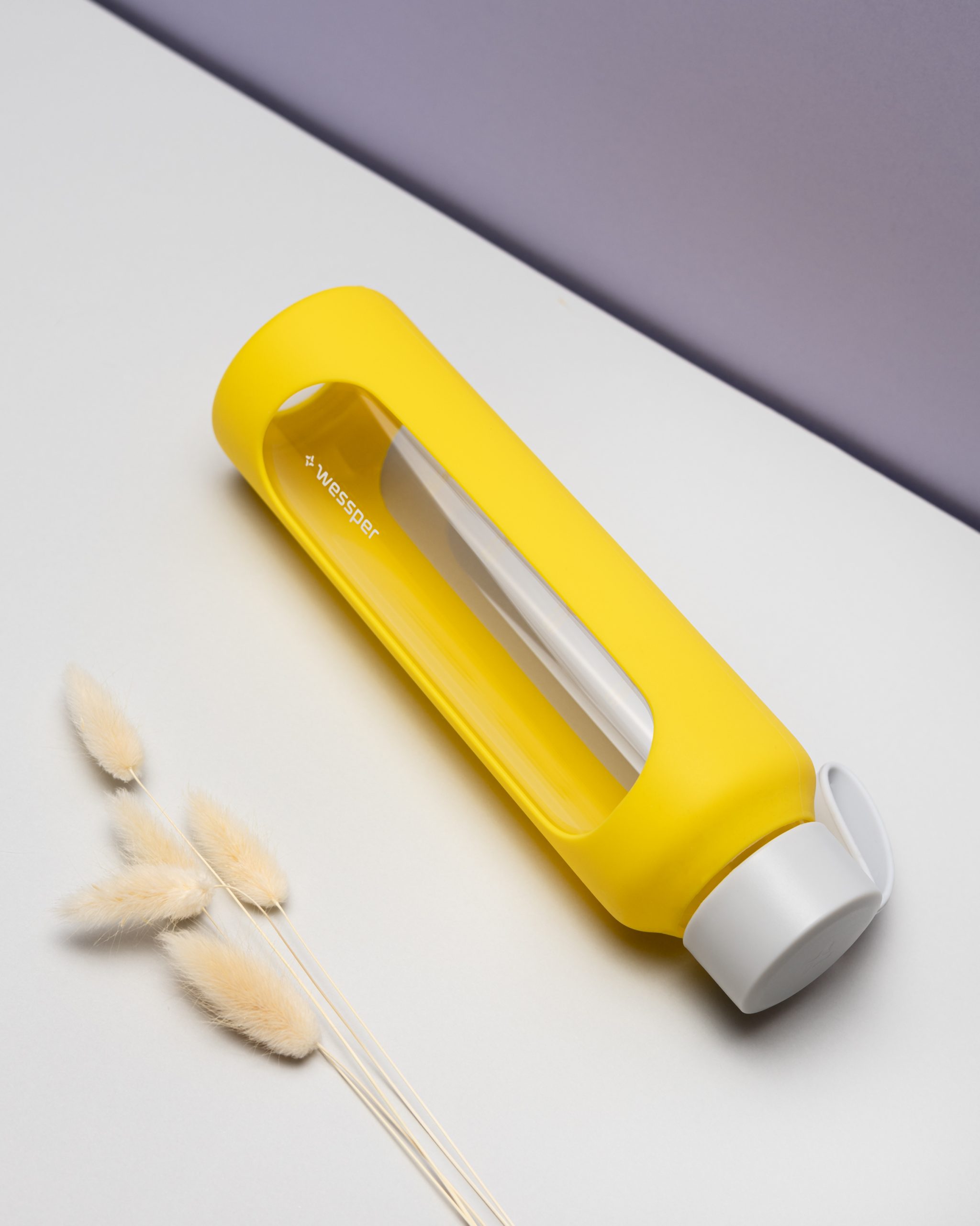 Butelka motywacyjna Wessper B1 BOROSILICATE Sun 1 L