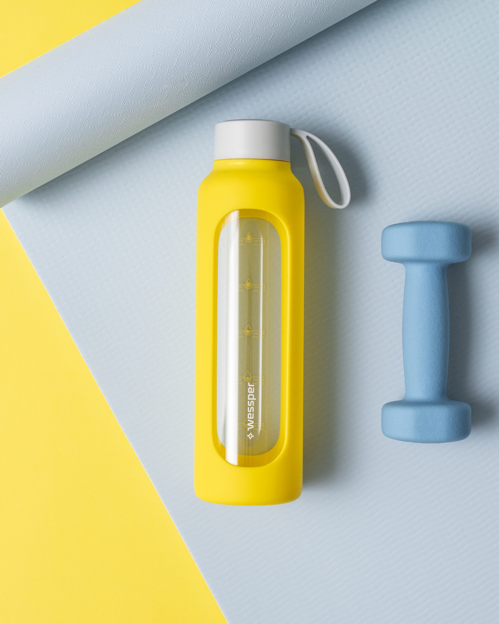 Butelka motywacyjna Wessper B1 BOROSILICATE Sun 500 ml