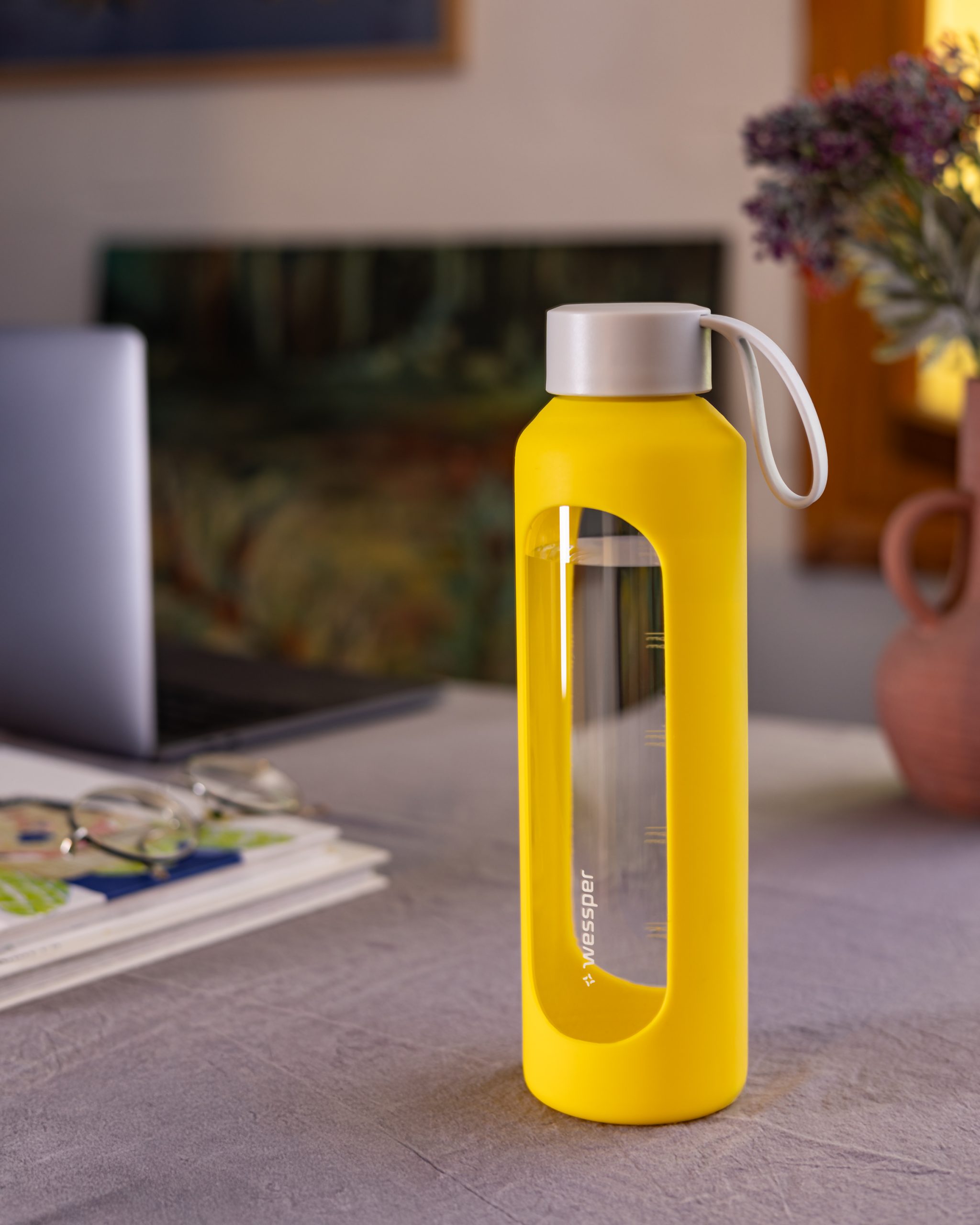 Butelka motywacyjna Wessper B1 BOROSILICATE Sun 500 ml