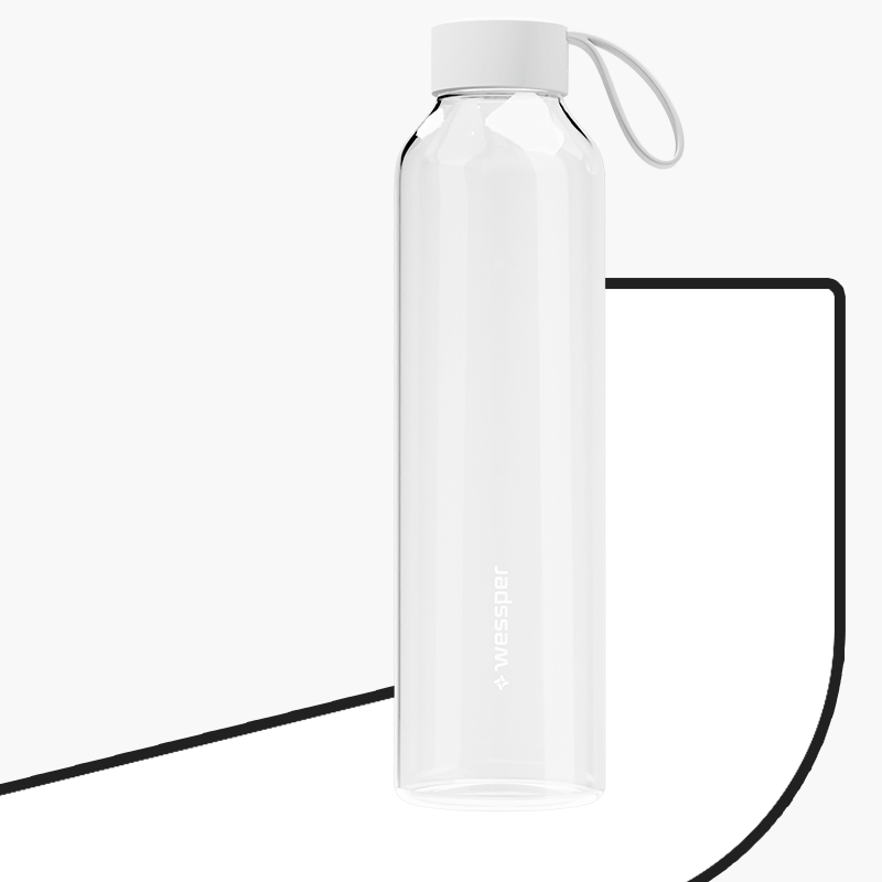 Butelka motywacyjna Wessper B1 BOROSILICATE Base Bottle 1 L