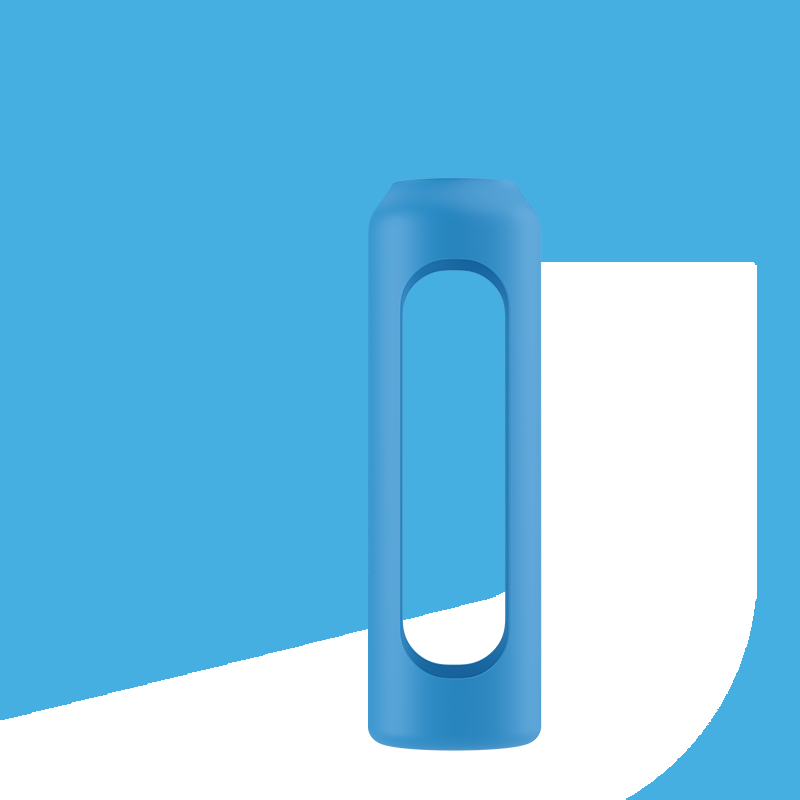 Silikonowe etui do butelki motywacyjnej Wessper B1 BOROSILICATE