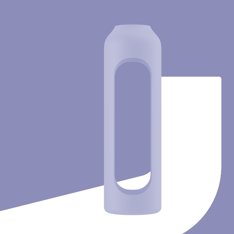 Silikonowe etui do butelki motywacyjnej Wessper B1 BOROSILICATE