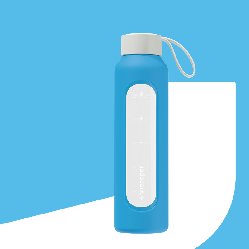 Butelka motywacyjna Wessper B1 BOROSILICATE Ocean 500 ml