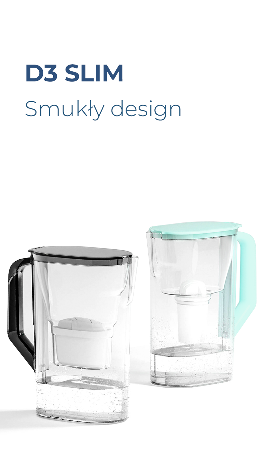 Dzbanek filtrujący Wessper D3 SLIM