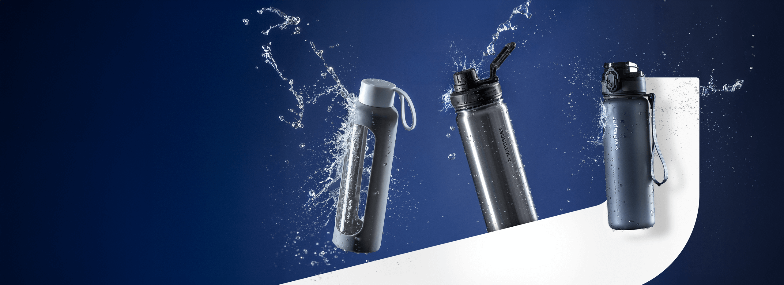 Butelki na wodę Wessper na każdy dzień